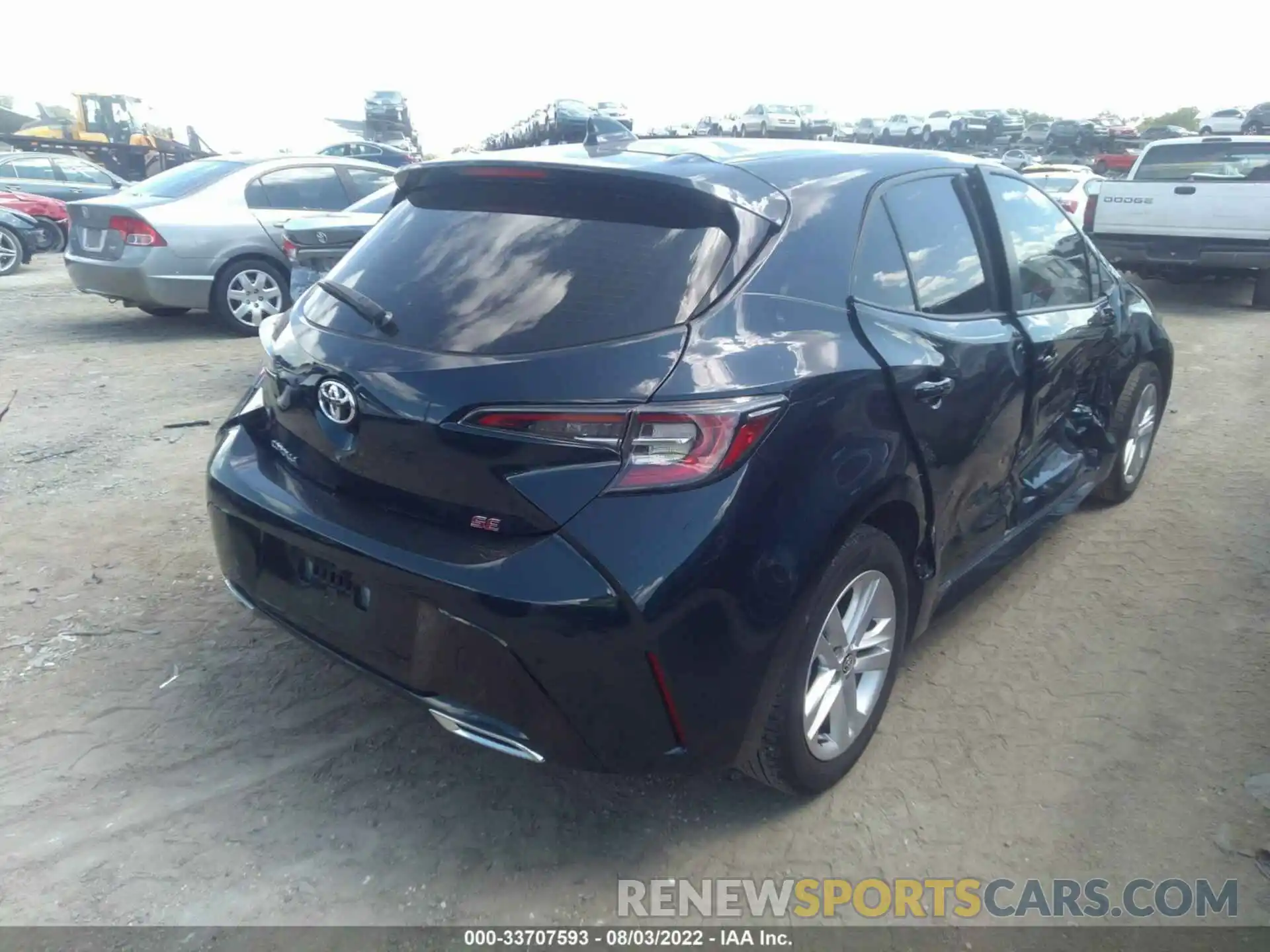 4 Photograph of a damaged car JTNB4MBE7M3113506 TOYOTA COROLLA HATCHBACK 2021