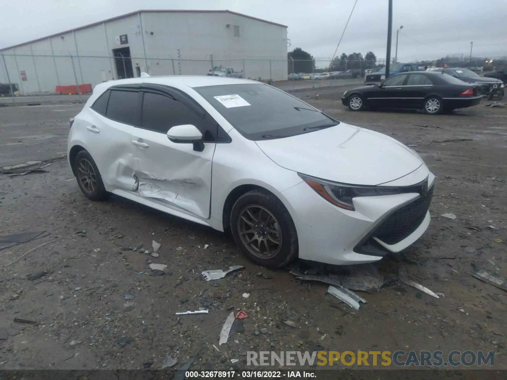 1 Photograph of a damaged car JTNB4MBE8M3128550 TOYOTA COROLLA HATCHBACK 2021