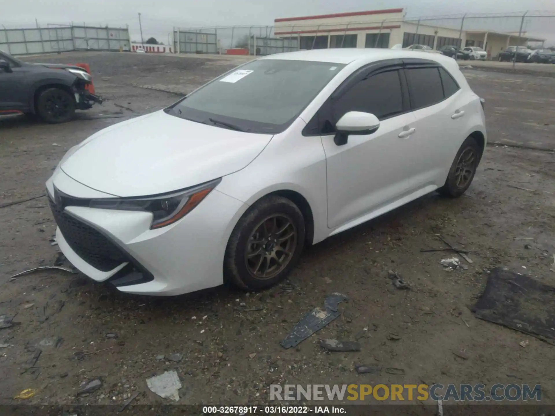 2 Photograph of a damaged car JTNB4MBE8M3128550 TOYOTA COROLLA HATCHBACK 2021