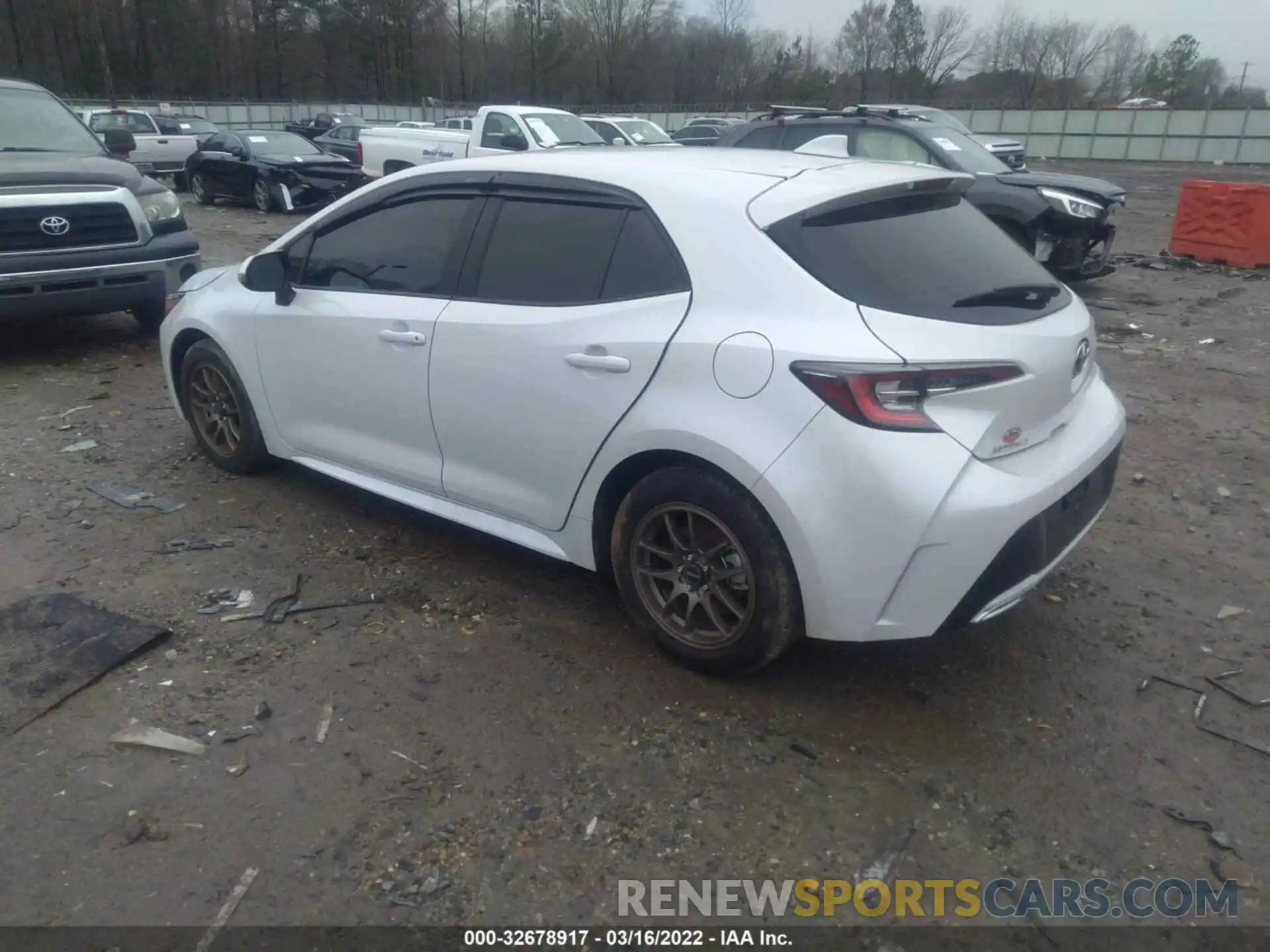 3 Photograph of a damaged car JTNB4MBE8M3128550 TOYOTA COROLLA HATCHBACK 2021