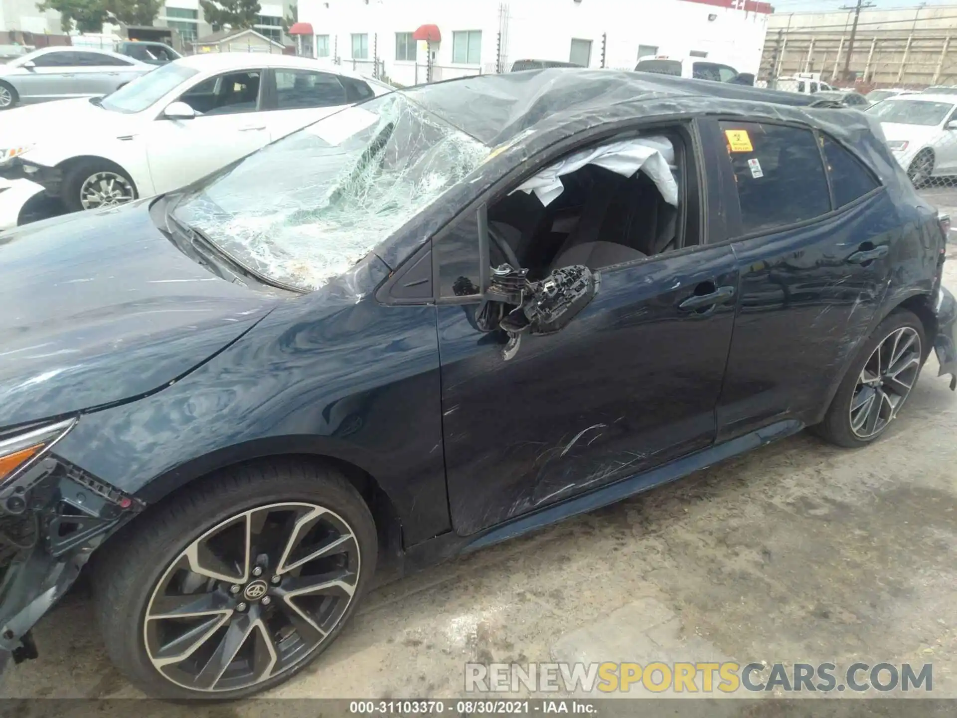 6 Photograph of a damaged car JTNC4MBE0M3115537 TOYOTA COROLLA HATCHBACK 2021