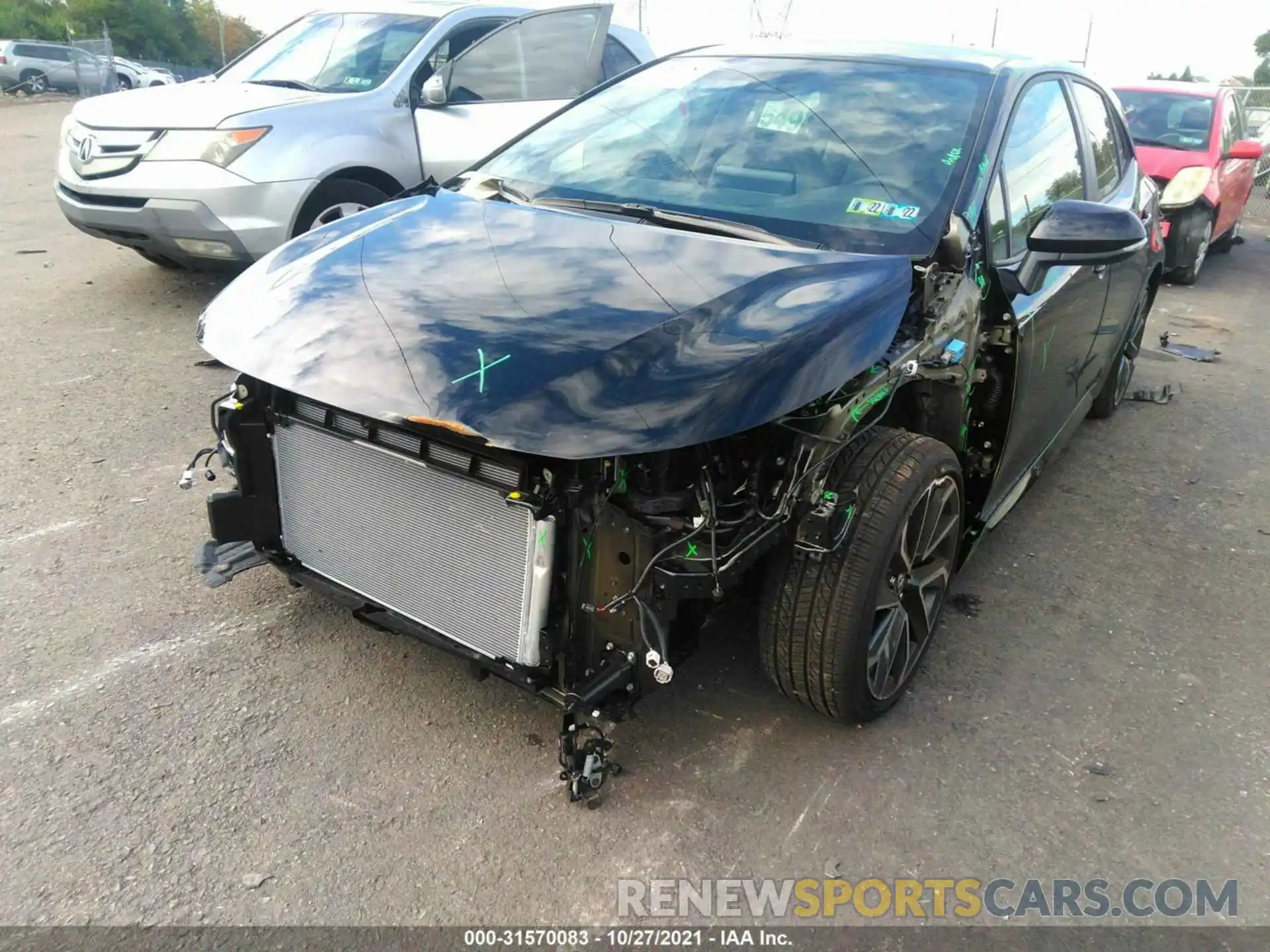 6 Photograph of a damaged car JTNC4MBE0M3146691 TOYOTA COROLLA HATCHBACK 2021