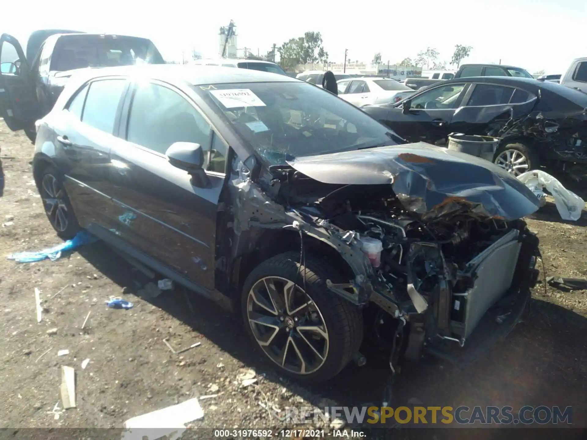 1 Photograph of a damaged car JTNC4MBE2M3141525 TOYOTA COROLLA HATCHBACK 2021