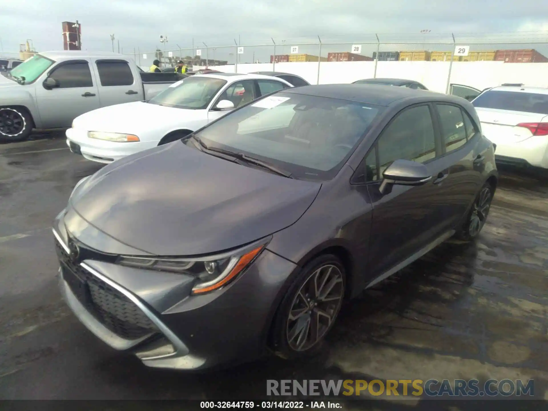 2 Photograph of a damaged car JTNC4MBE3M3108940 TOYOTA COROLLA HATCHBACK 2021