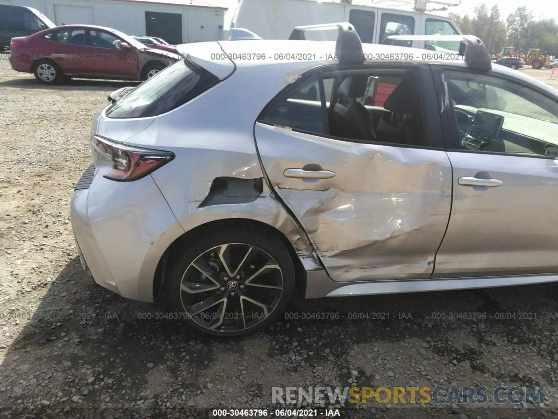 6 Photograph of a damaged car JTNC4MBE4M3108235 TOYOTA COROLLA HATCHBACK 2021