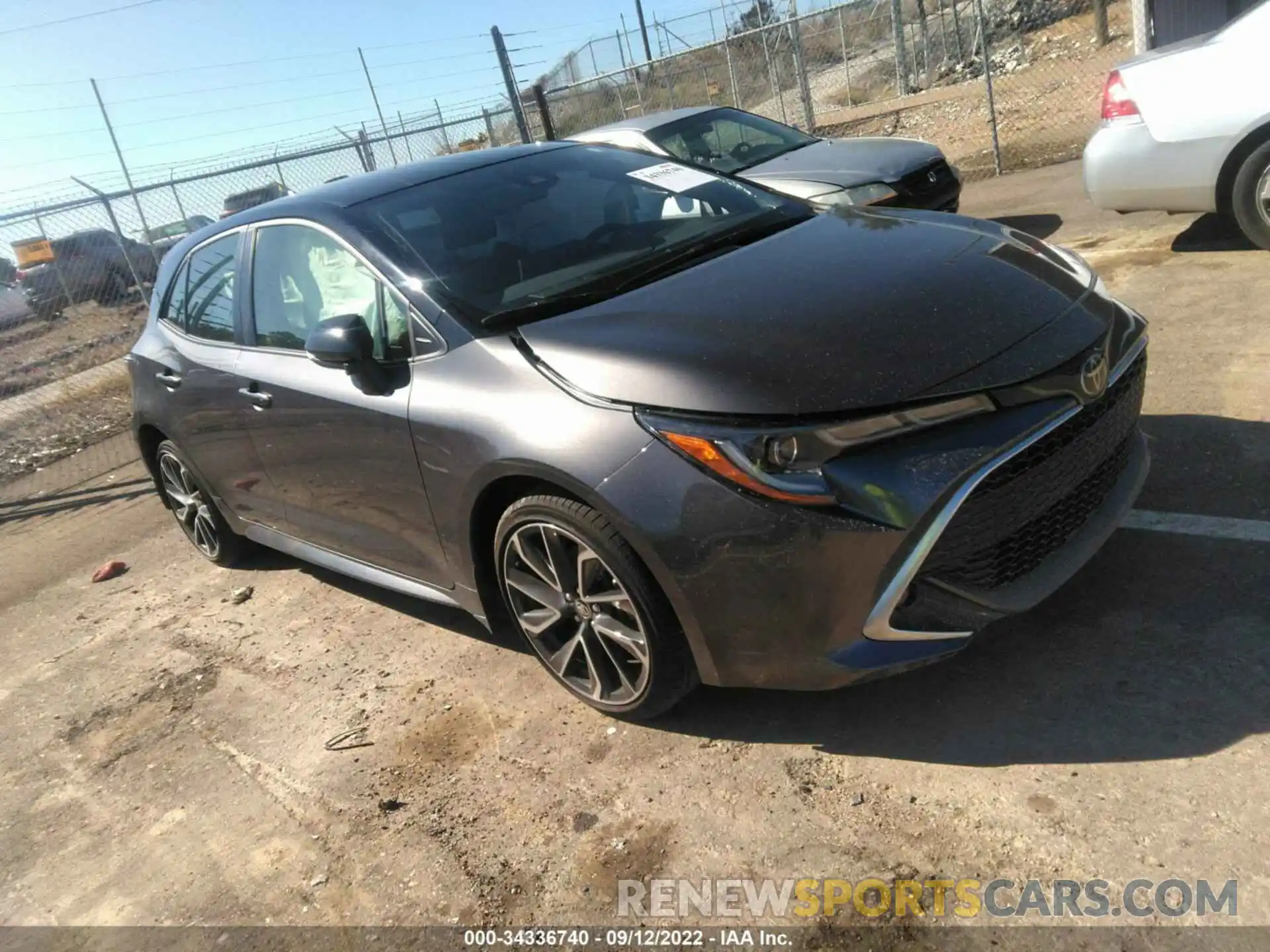 1 Photograph of a damaged car JTNC4MBE5M3112830 TOYOTA COROLLA HATCHBACK 2021