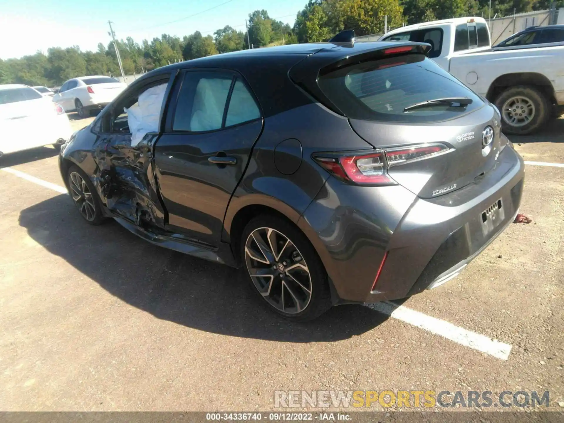 3 Photograph of a damaged car JTNC4MBE5M3112830 TOYOTA COROLLA HATCHBACK 2021