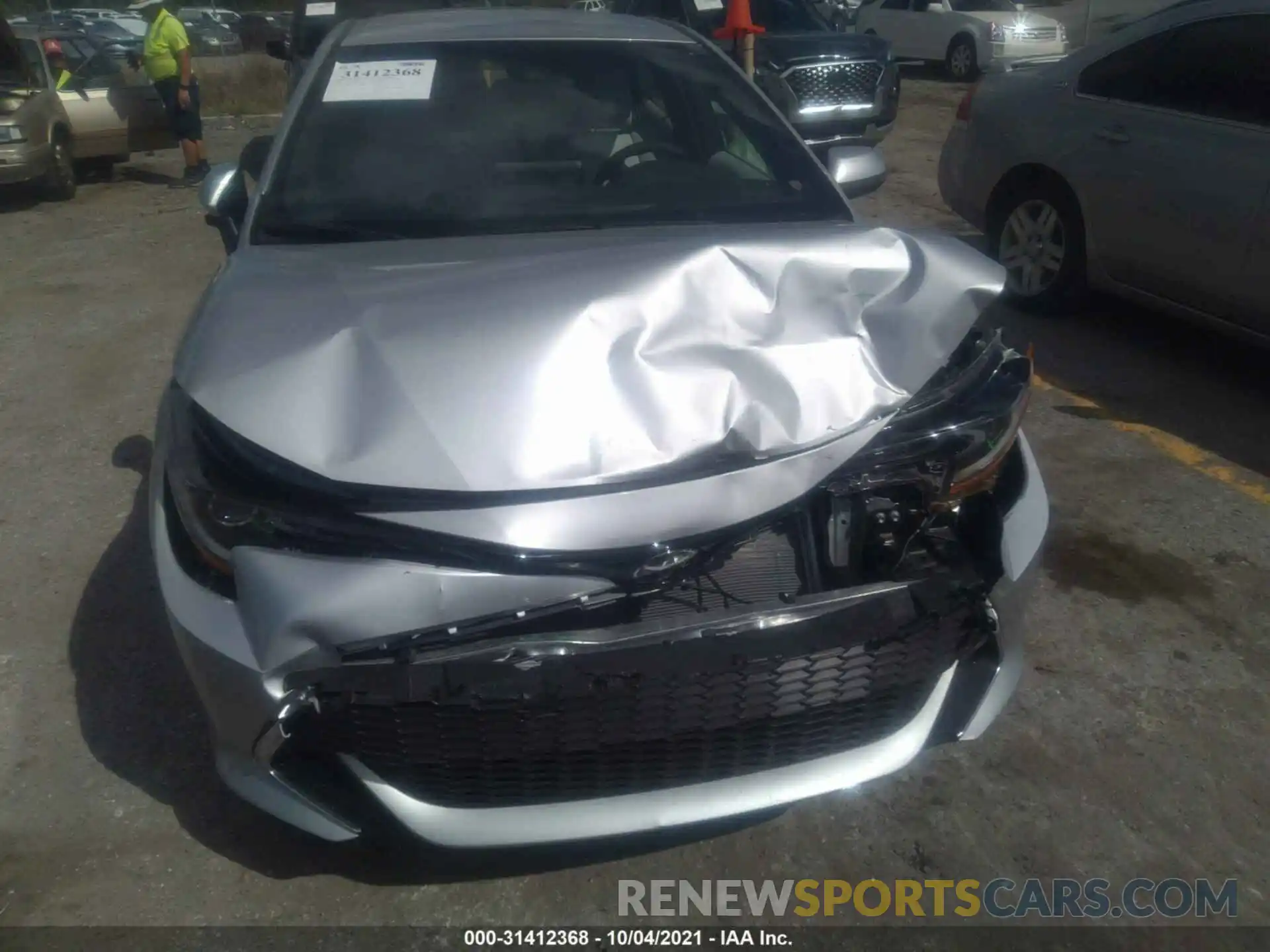 6 Photograph of a damaged car JTNC4MBE5M3144290 TOYOTA COROLLA HATCHBACK 2021