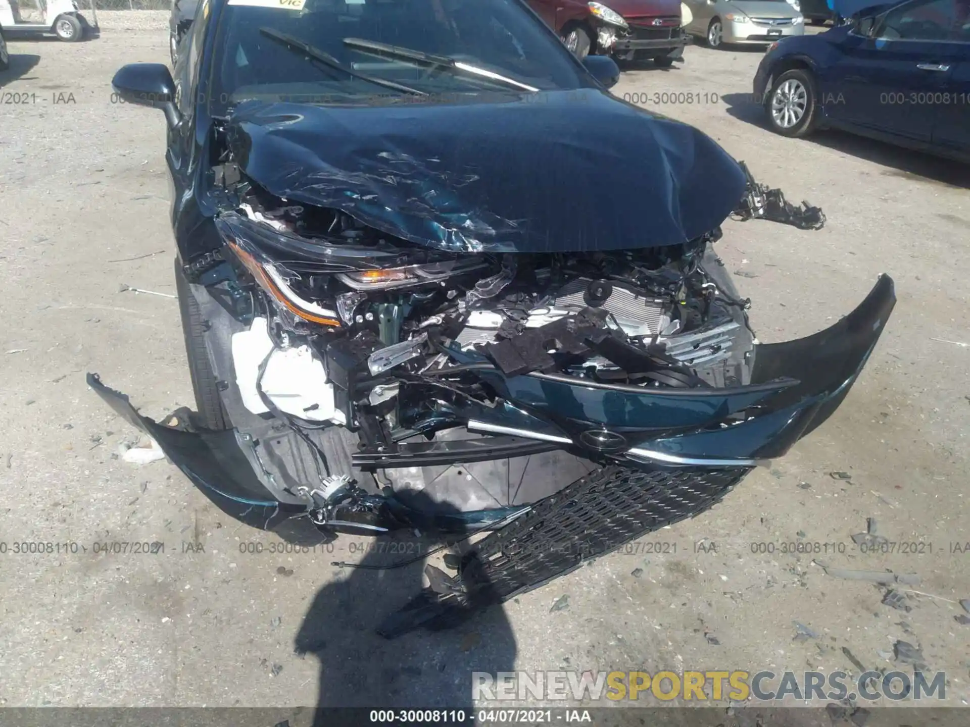 6 Photograph of a damaged car JTNC4MBE6M3105787 TOYOTA COROLLA HATCHBACK 2021