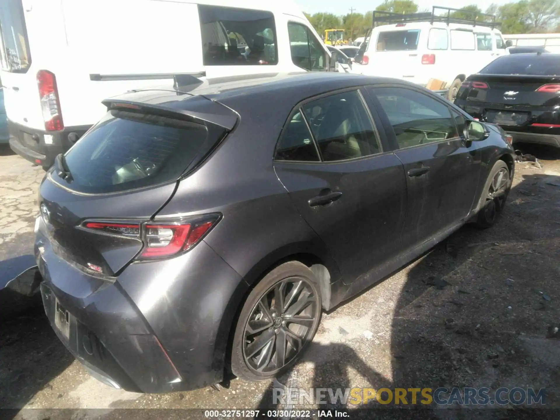 4 Photograph of a damaged car JTNC4MBE6M3108530 TOYOTA COROLLA HATCHBACK 2021