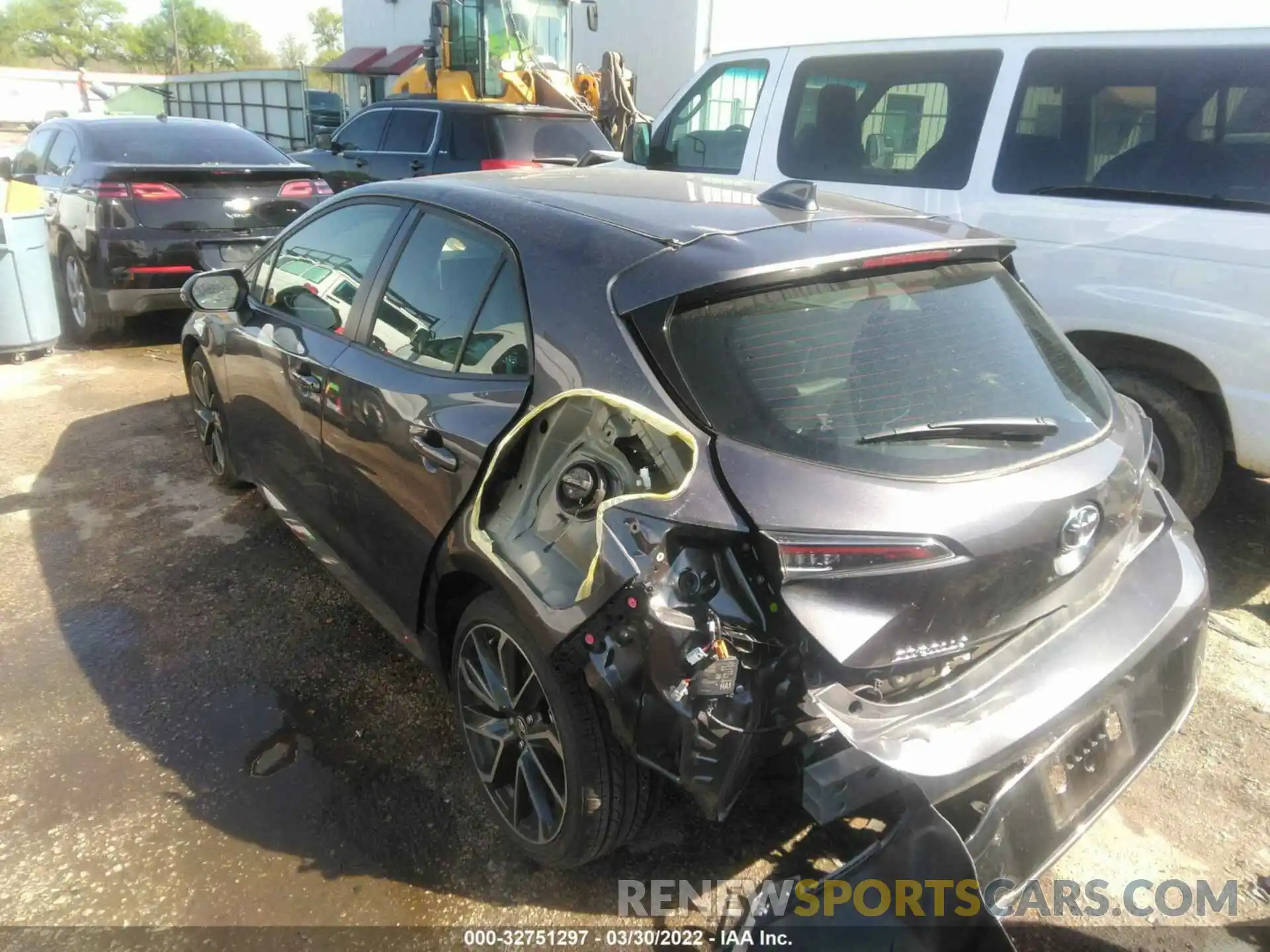 6 Photograph of a damaged car JTNC4MBE6M3108530 TOYOTA COROLLA HATCHBACK 2021