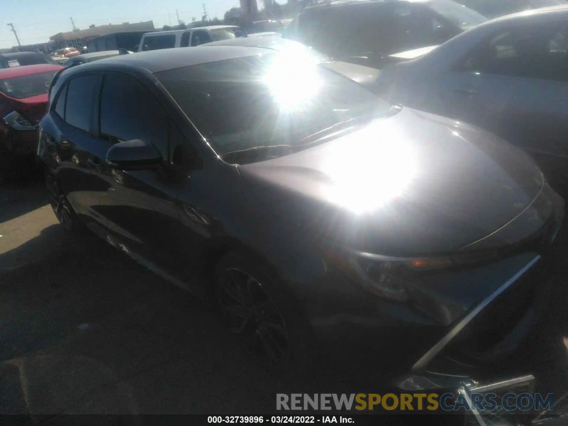 1 Photograph of a damaged car JTNC4MBE6M3110701 TOYOTA COROLLA HATCHBACK 2021