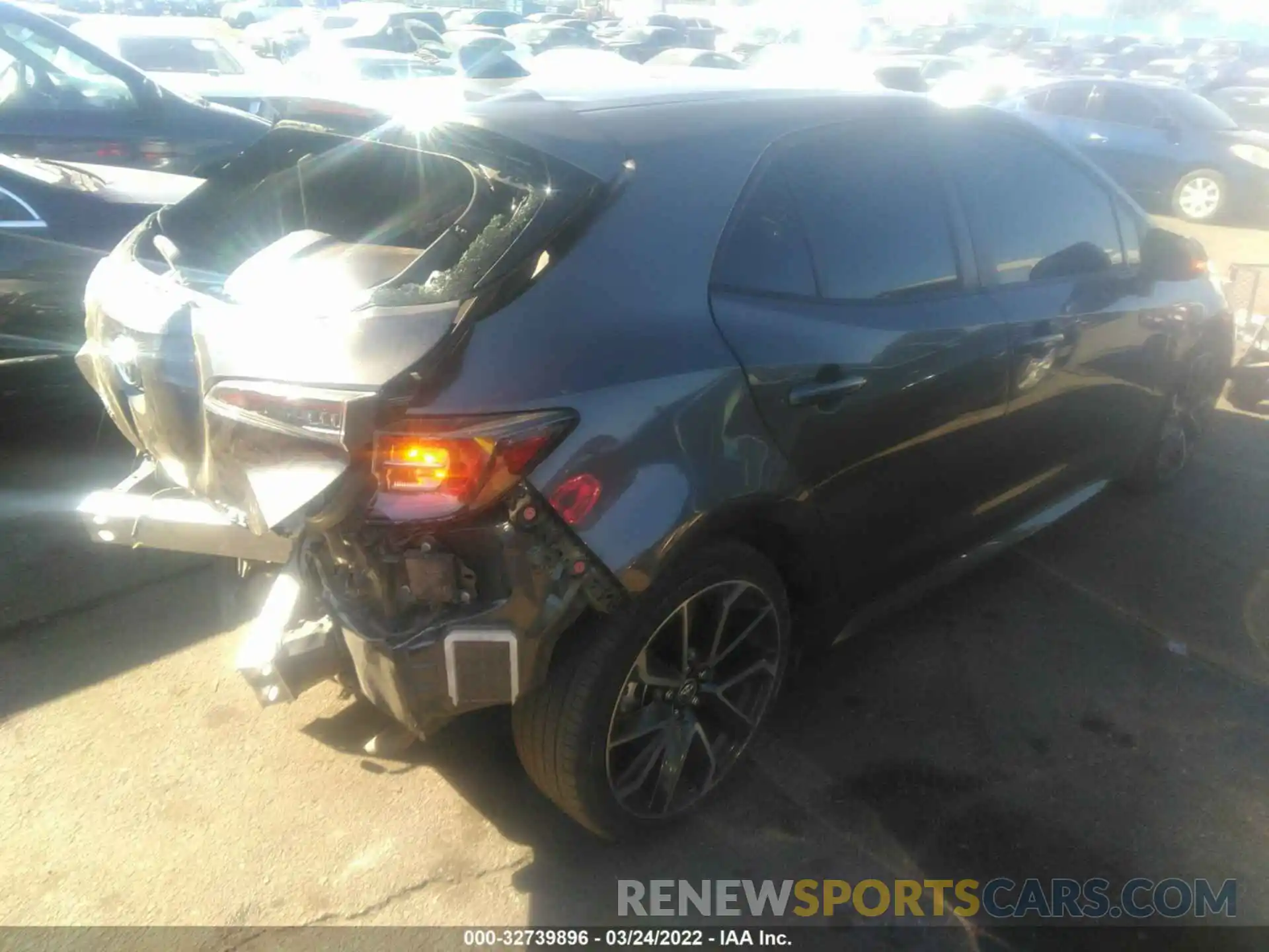 4 Photograph of a damaged car JTNC4MBE6M3110701 TOYOTA COROLLA HATCHBACK 2021