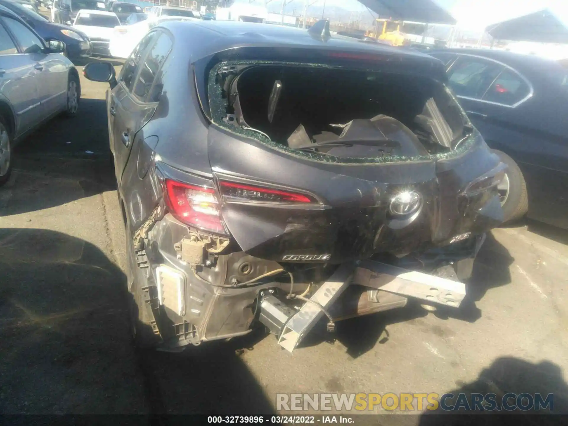 6 Photograph of a damaged car JTNC4MBE6M3110701 TOYOTA COROLLA HATCHBACK 2021