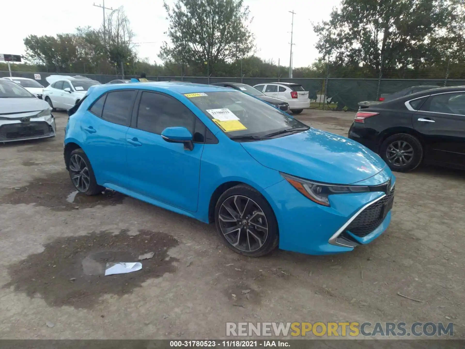 1 Photograph of a damaged car JTNC4MBE6M3111234 TOYOTA COROLLA HATCHBACK 2021