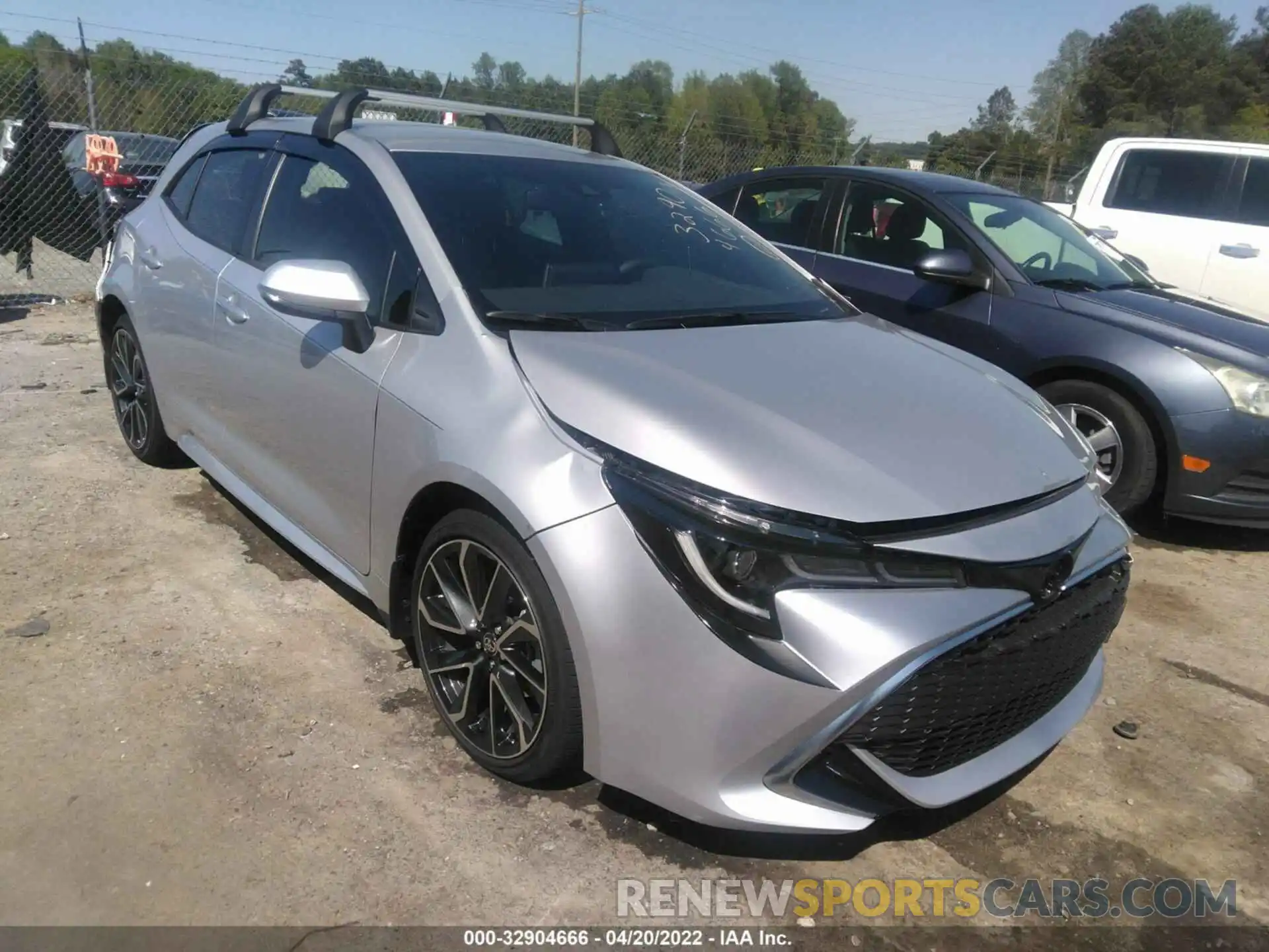 1 Photograph of a damaged car JTNC4MBE8M3147006 TOYOTA COROLLA HATCHBACK 2021