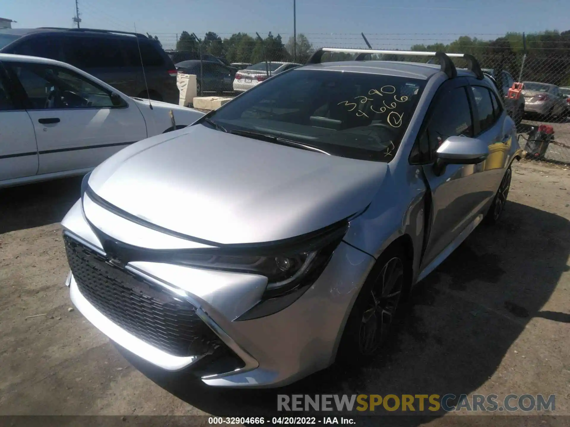 2 Photograph of a damaged car JTNC4MBE8M3147006 TOYOTA COROLLA HATCHBACK 2021