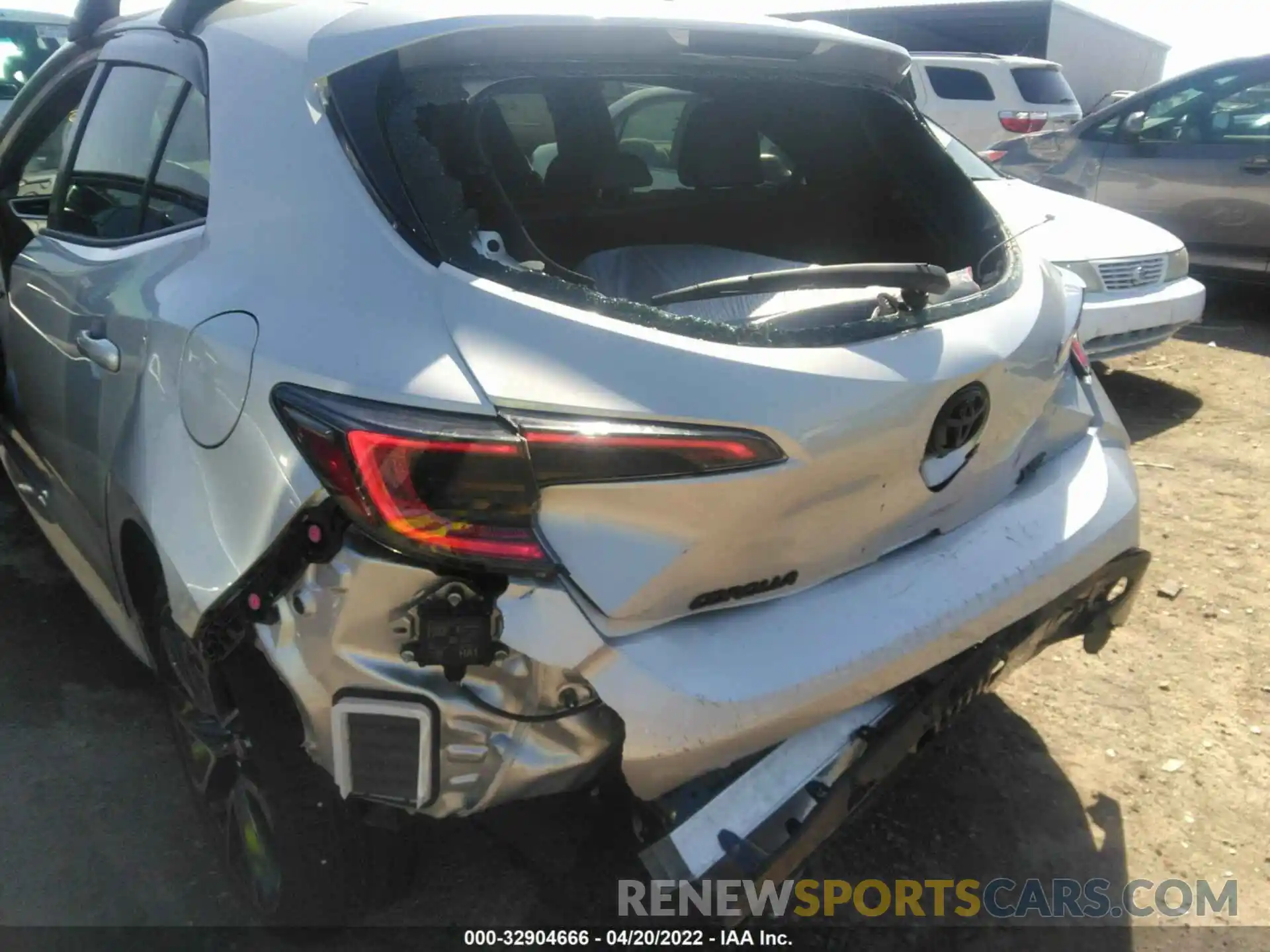 6 Photograph of a damaged car JTNC4MBE8M3147006 TOYOTA COROLLA HATCHBACK 2021