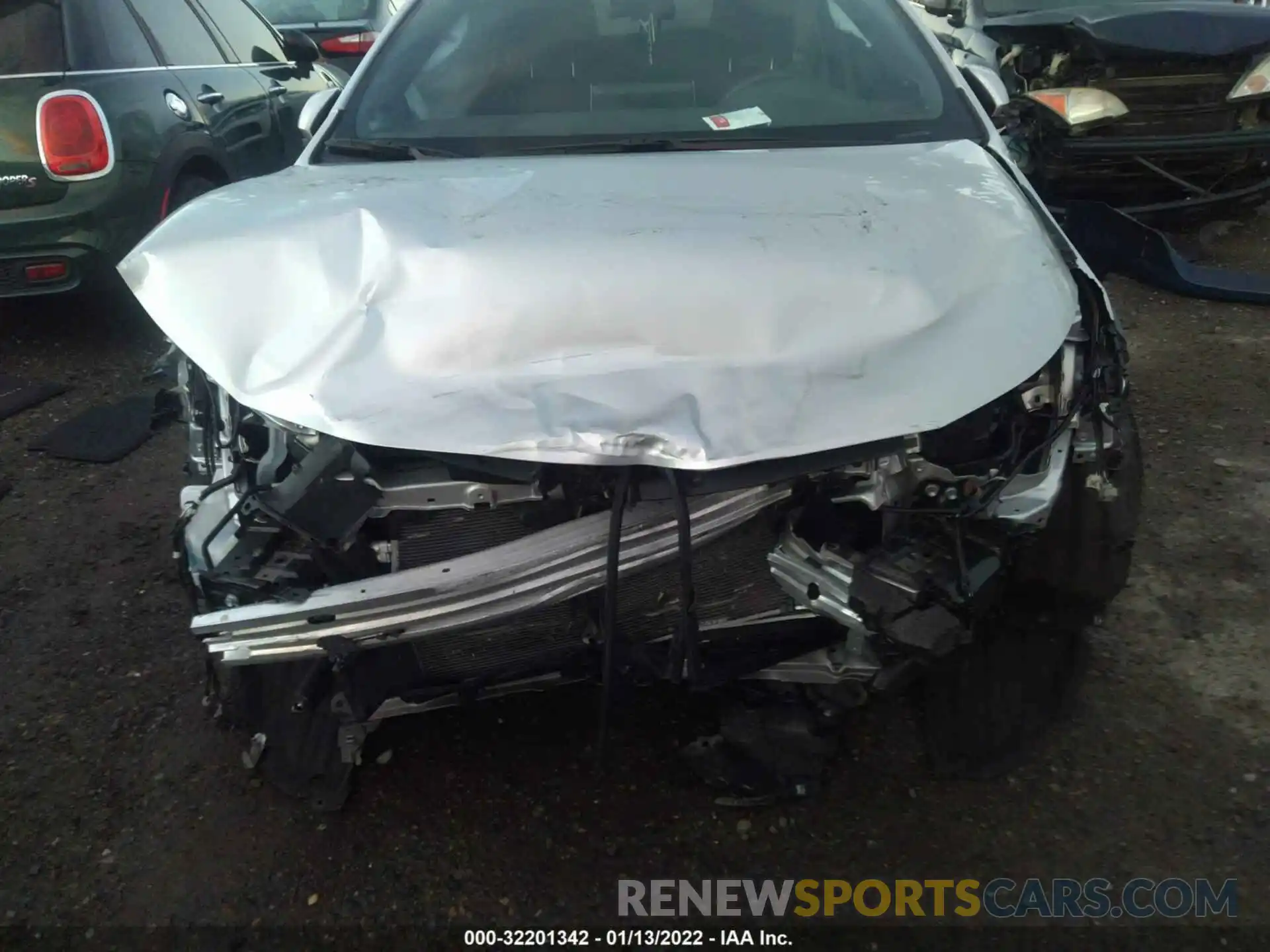 6 Photograph of a damaged car JTNC4MBE9M3105895 TOYOTA COROLLA HATCHBACK 2021