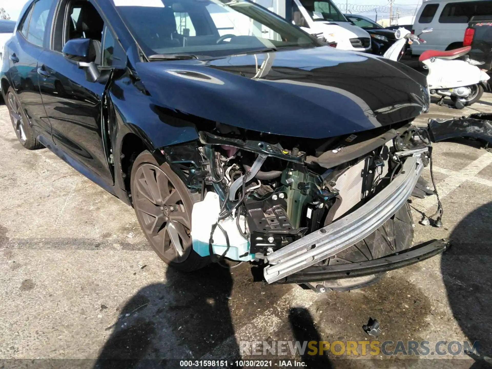 6 Photograph of a damaged car JTNC4MBE9M3123555 TOYOTA COROLLA HATCHBACK 2021