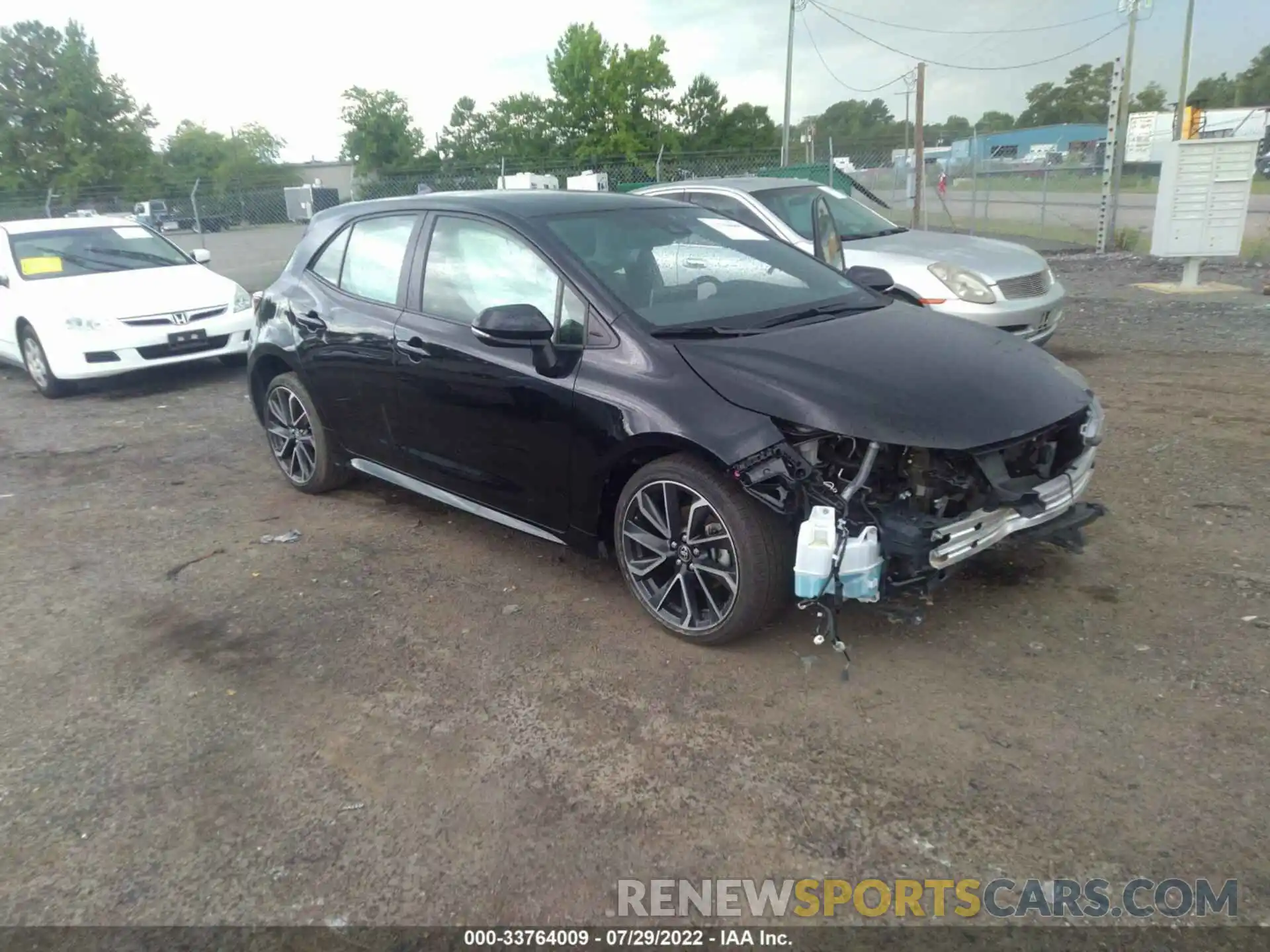 1 Photograph of a damaged car JTNC4MBE9M3124916 TOYOTA COROLLA HATCHBACK 2021