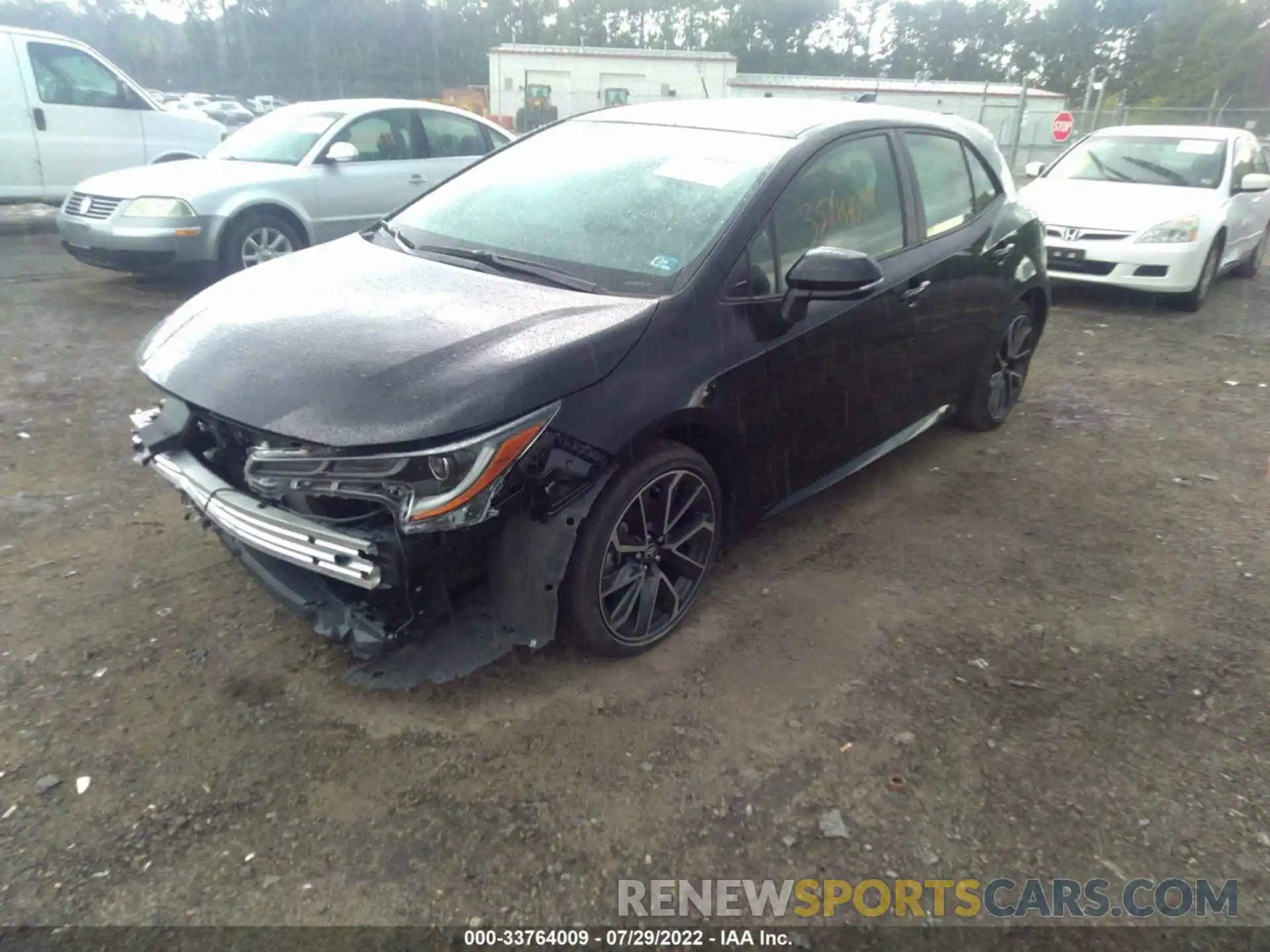 2 Photograph of a damaged car JTNC4MBE9M3124916 TOYOTA COROLLA HATCHBACK 2021