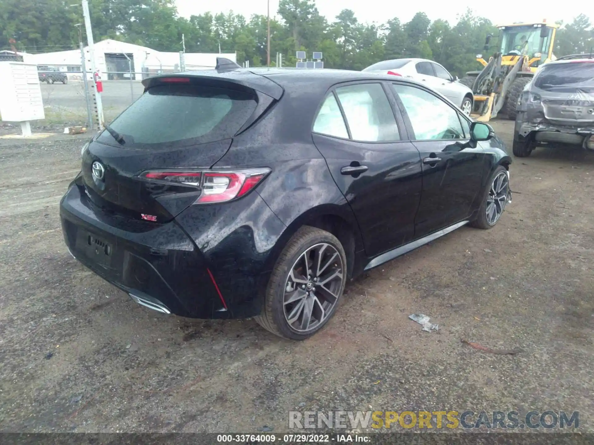 4 Photograph of a damaged car JTNC4MBE9M3124916 TOYOTA COROLLA HATCHBACK 2021