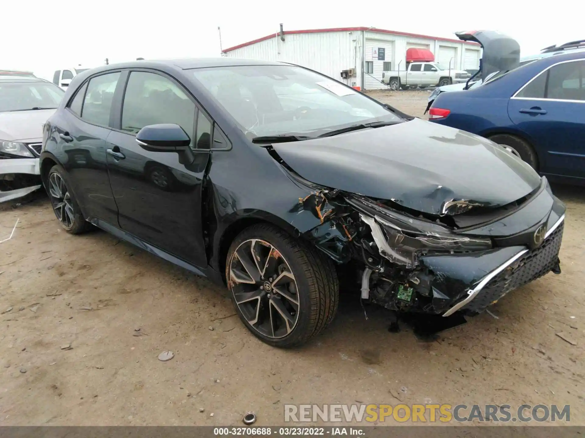 1 Photograph of a damaged car JTNC4MBEXM3112001 TOYOTA COROLLA HATCHBACK 2021