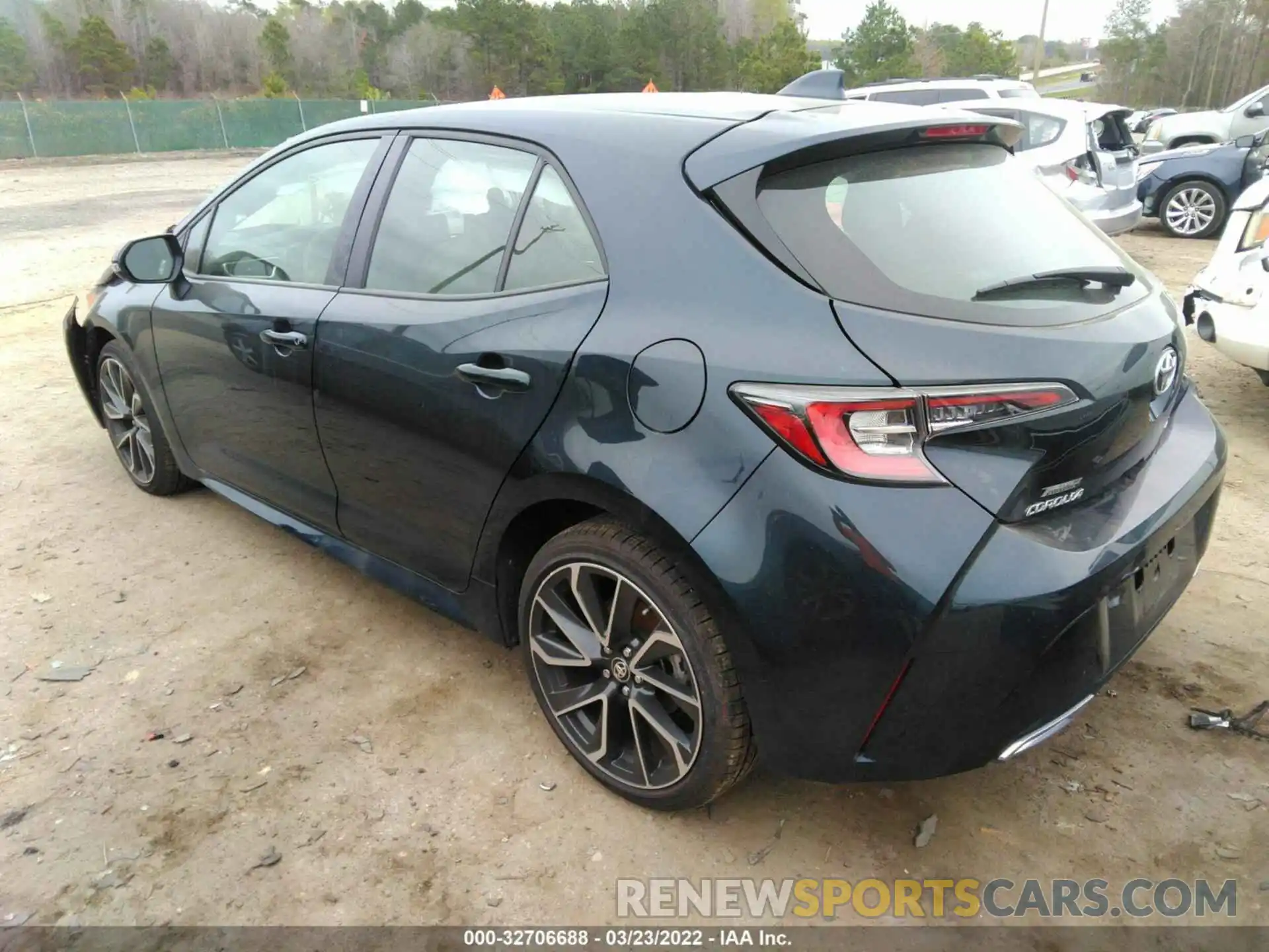 3 Photograph of a damaged car JTNC4MBEXM3112001 TOYOTA COROLLA HATCHBACK 2021