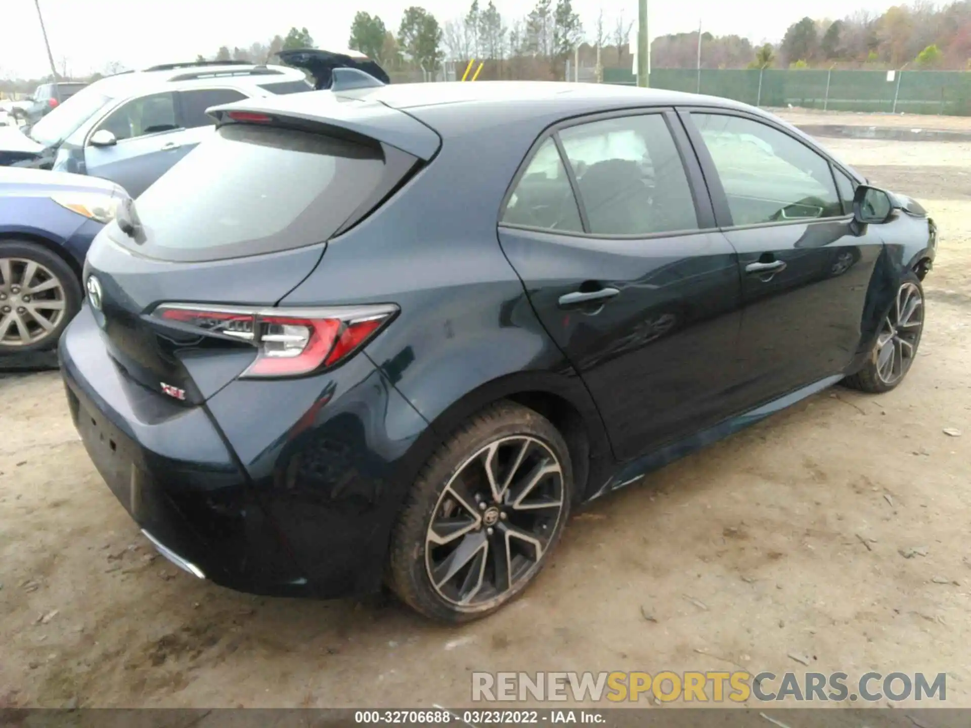 4 Photograph of a damaged car JTNC4MBEXM3112001 TOYOTA COROLLA HATCHBACK 2021