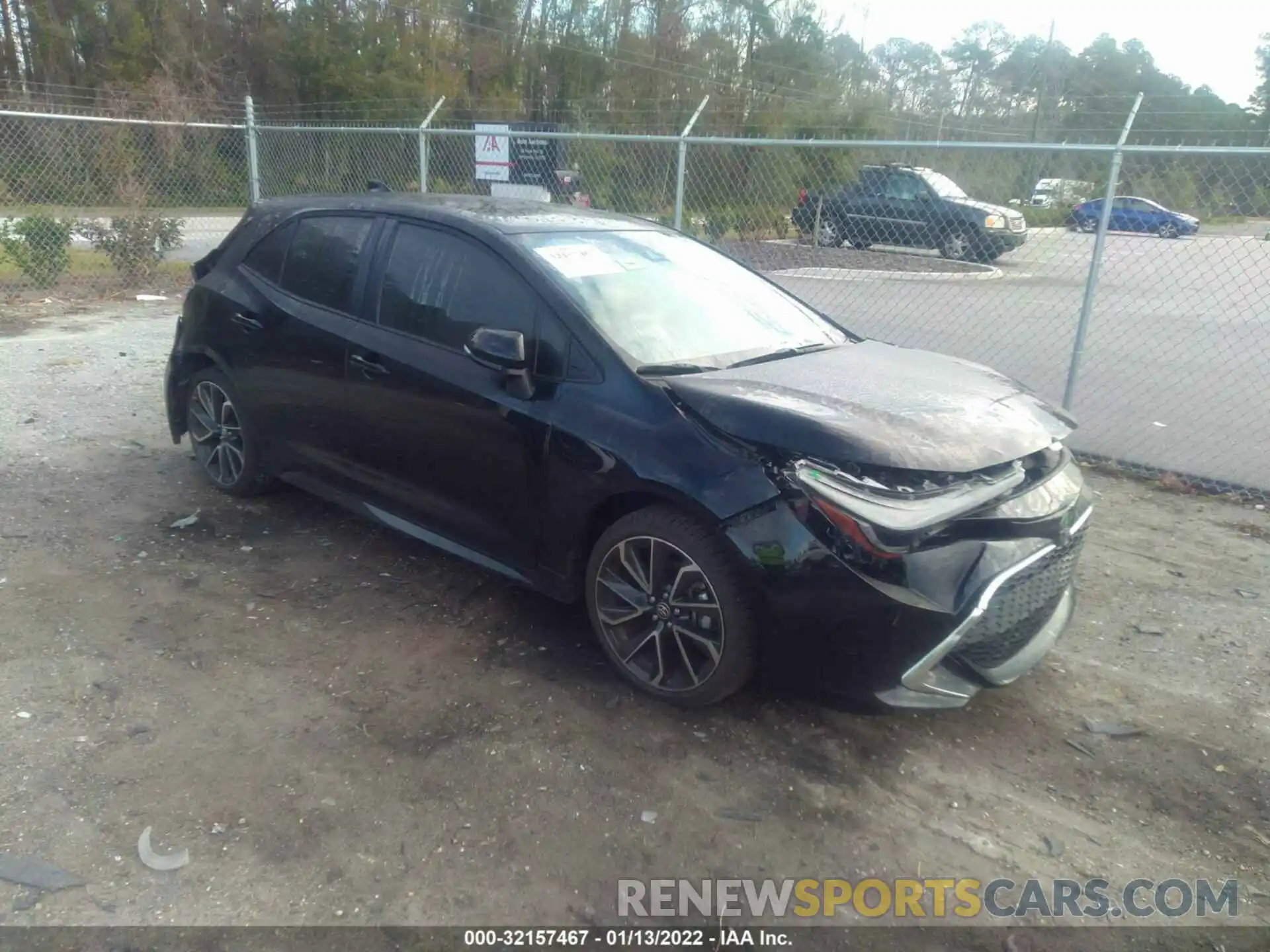 1 Photograph of a damaged car JTNC4MBEXM3114234 TOYOTA COROLLA HATCHBACK 2021