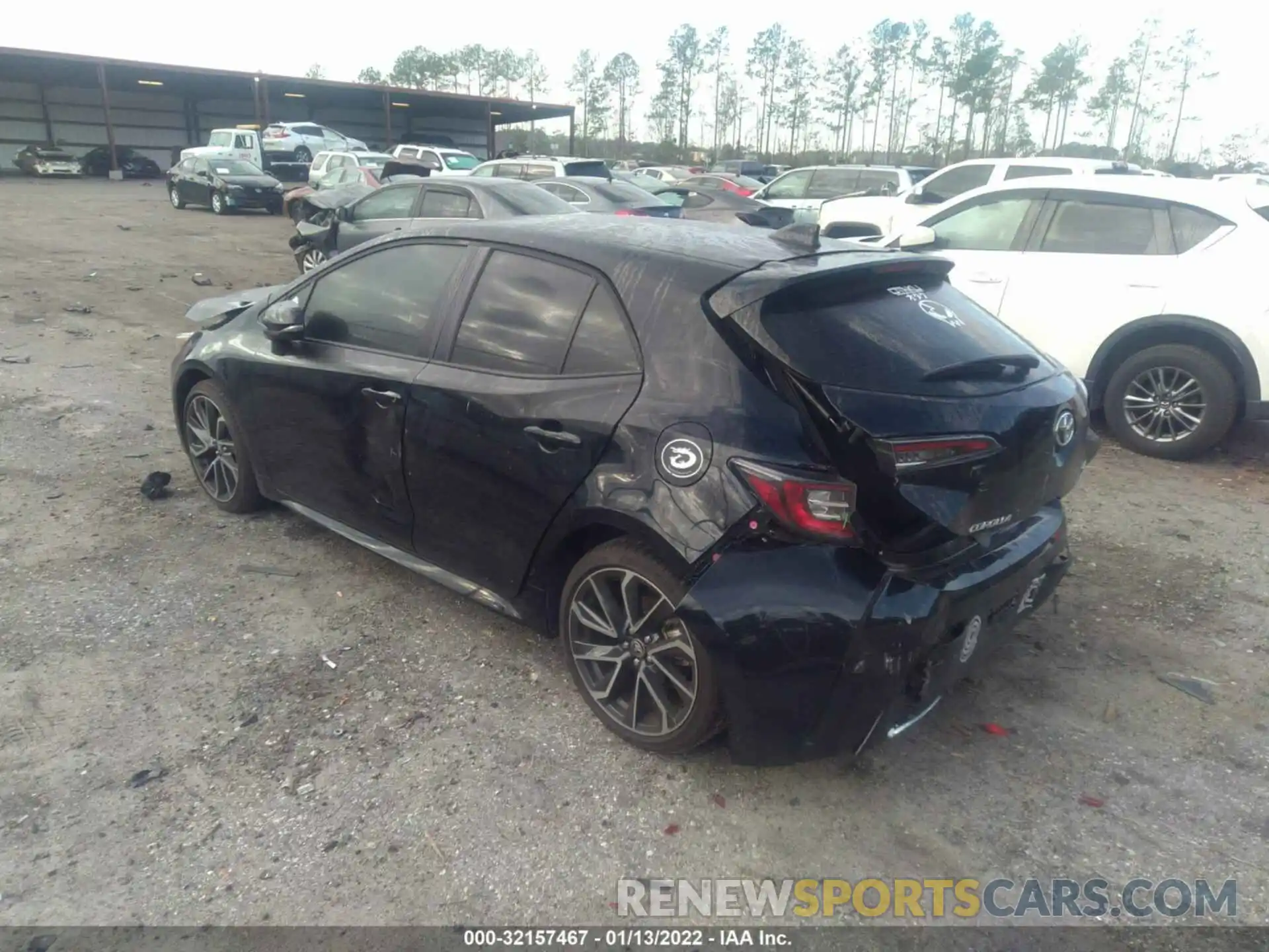 3 Photograph of a damaged car JTNC4MBEXM3114234 TOYOTA COROLLA HATCHBACK 2021