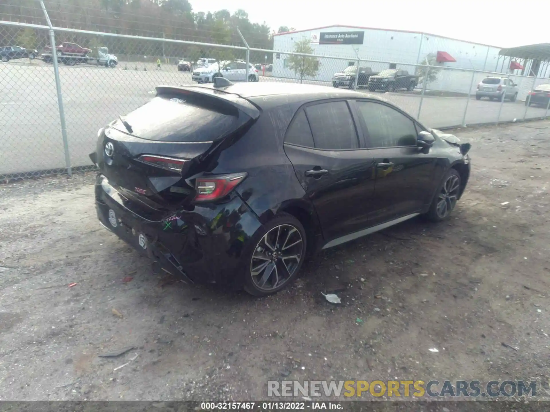 4 Photograph of a damaged car JTNC4MBEXM3114234 TOYOTA COROLLA HATCHBACK 2021