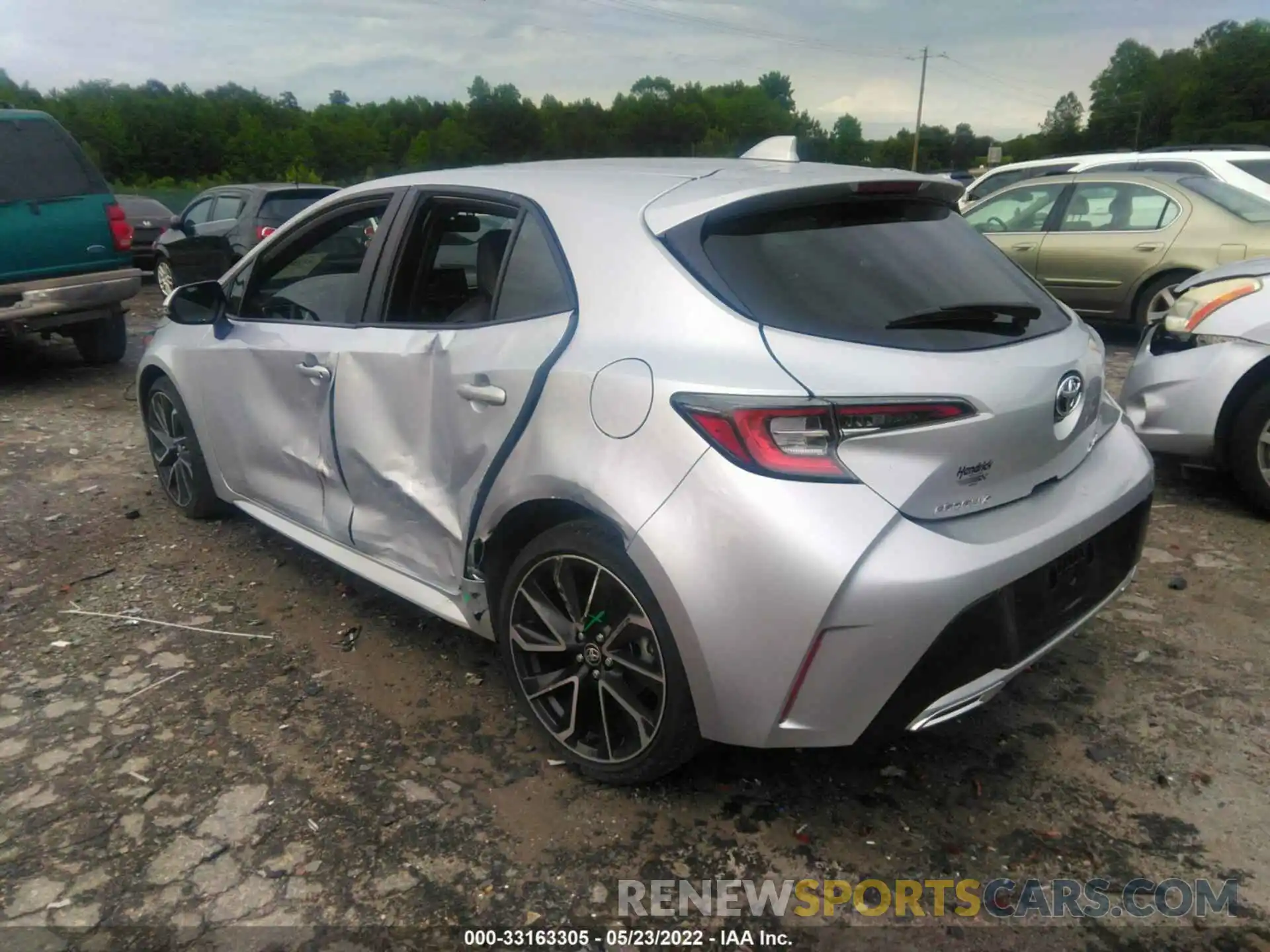 3 Photograph of a damaged car JTNC4MBEXM3140137 TOYOTA COROLLA HATCHBACK 2021