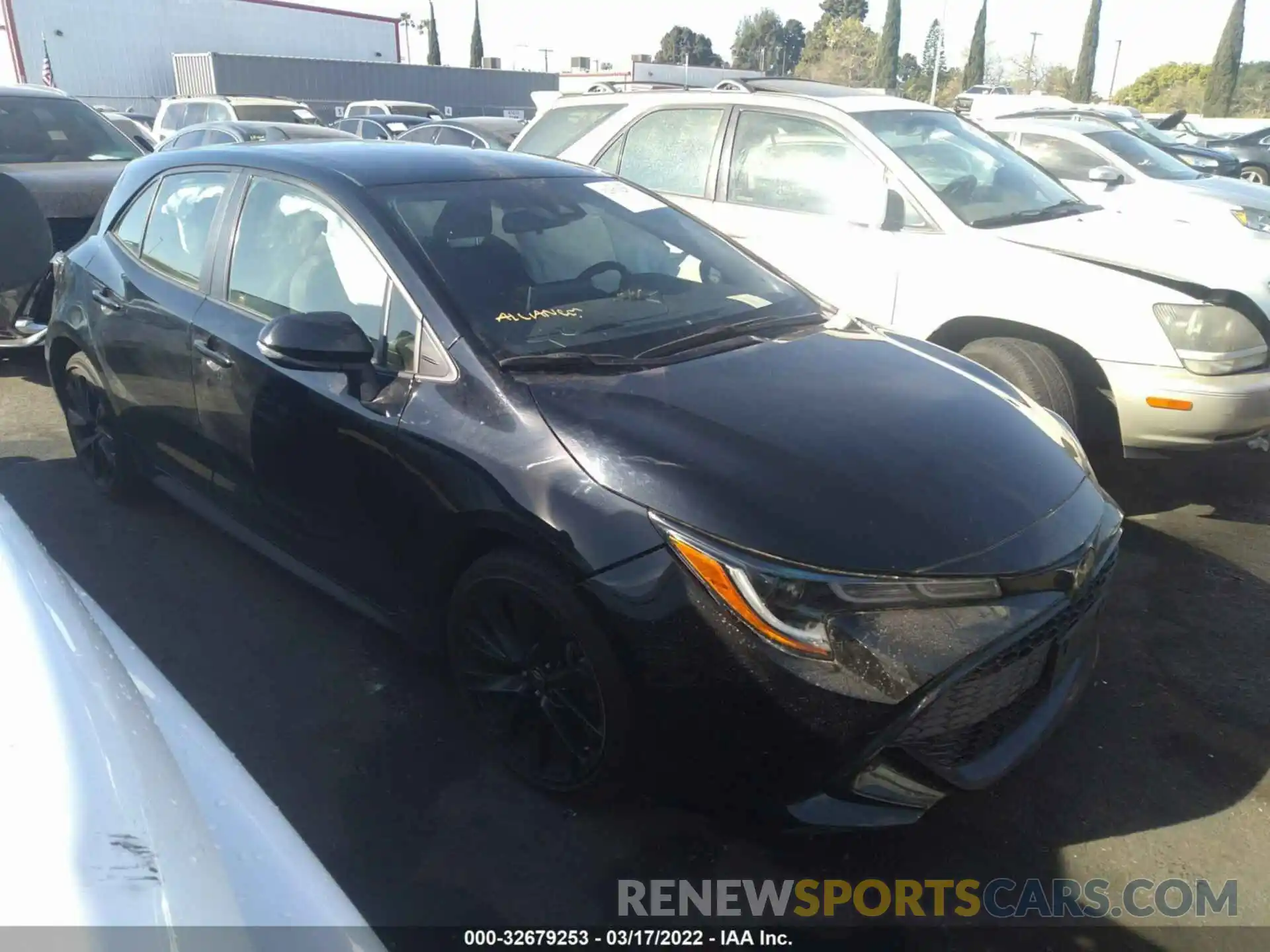 1 Photograph of a damaged car JTND4MBE0M3106289 TOYOTA COROLLA HATCHBACK 2021