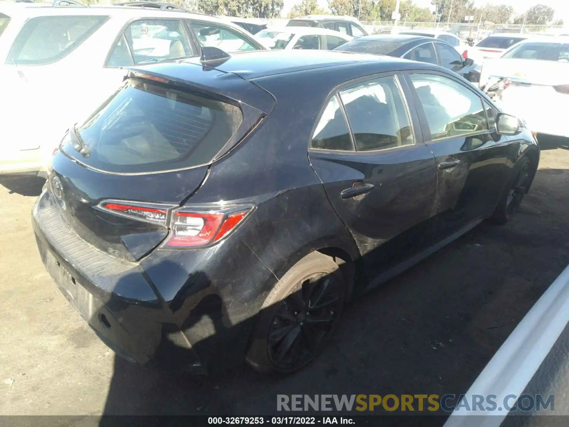 4 Photograph of a damaged car JTND4MBE0M3106289 TOYOTA COROLLA HATCHBACK 2021