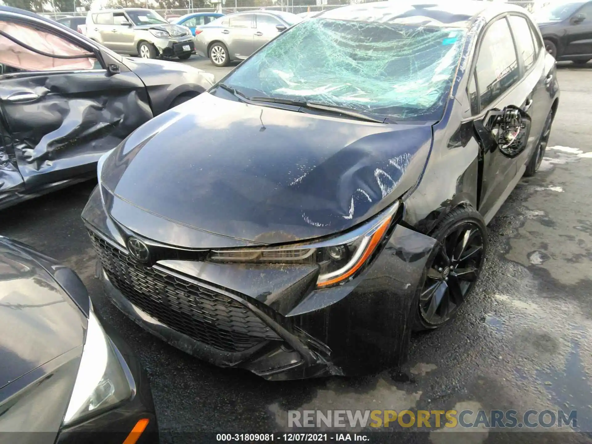 6 Photograph of a damaged car JTND4MBE0M3109158 TOYOTA COROLLA HATCHBACK 2021