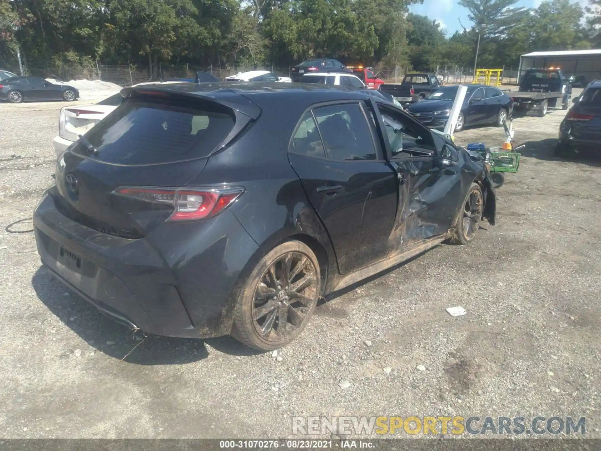 4 Photograph of a damaged car JTND4MBE0M3115803 TOYOTA COROLLA HATCHBACK 2021