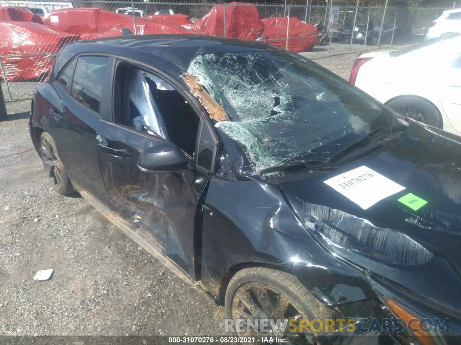 6 Photograph of a damaged car JTND4MBE0M3115803 TOYOTA COROLLA HATCHBACK 2021