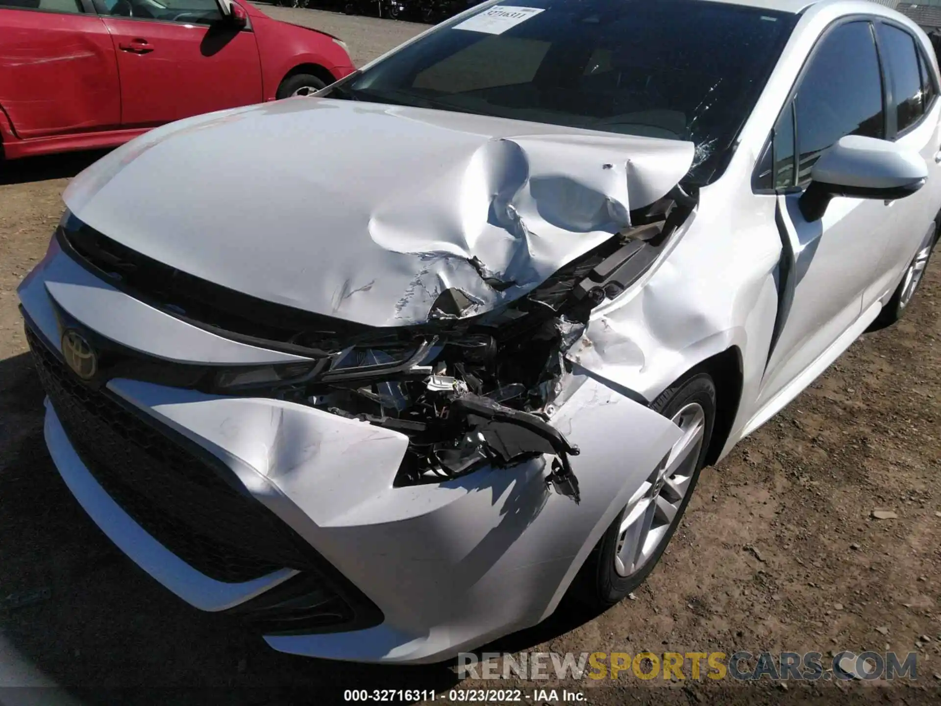 6 Photograph of a damaged car JTND4MBE0M3123111 TOYOTA COROLLA HATCHBACK 2021