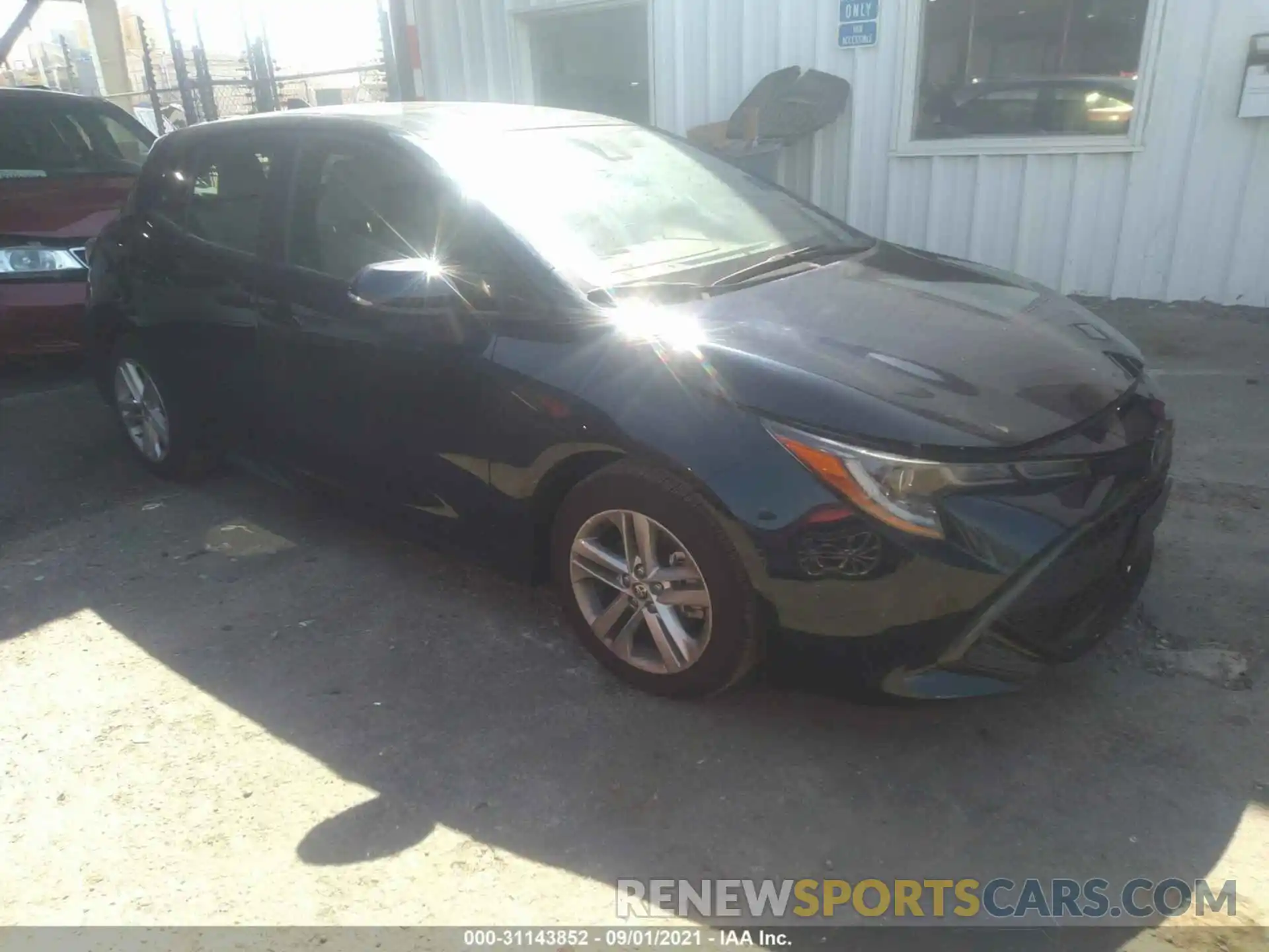 1 Photograph of a damaged car JTND4MBE0M3130169 TOYOTA COROLLA HATCHBACK 2021