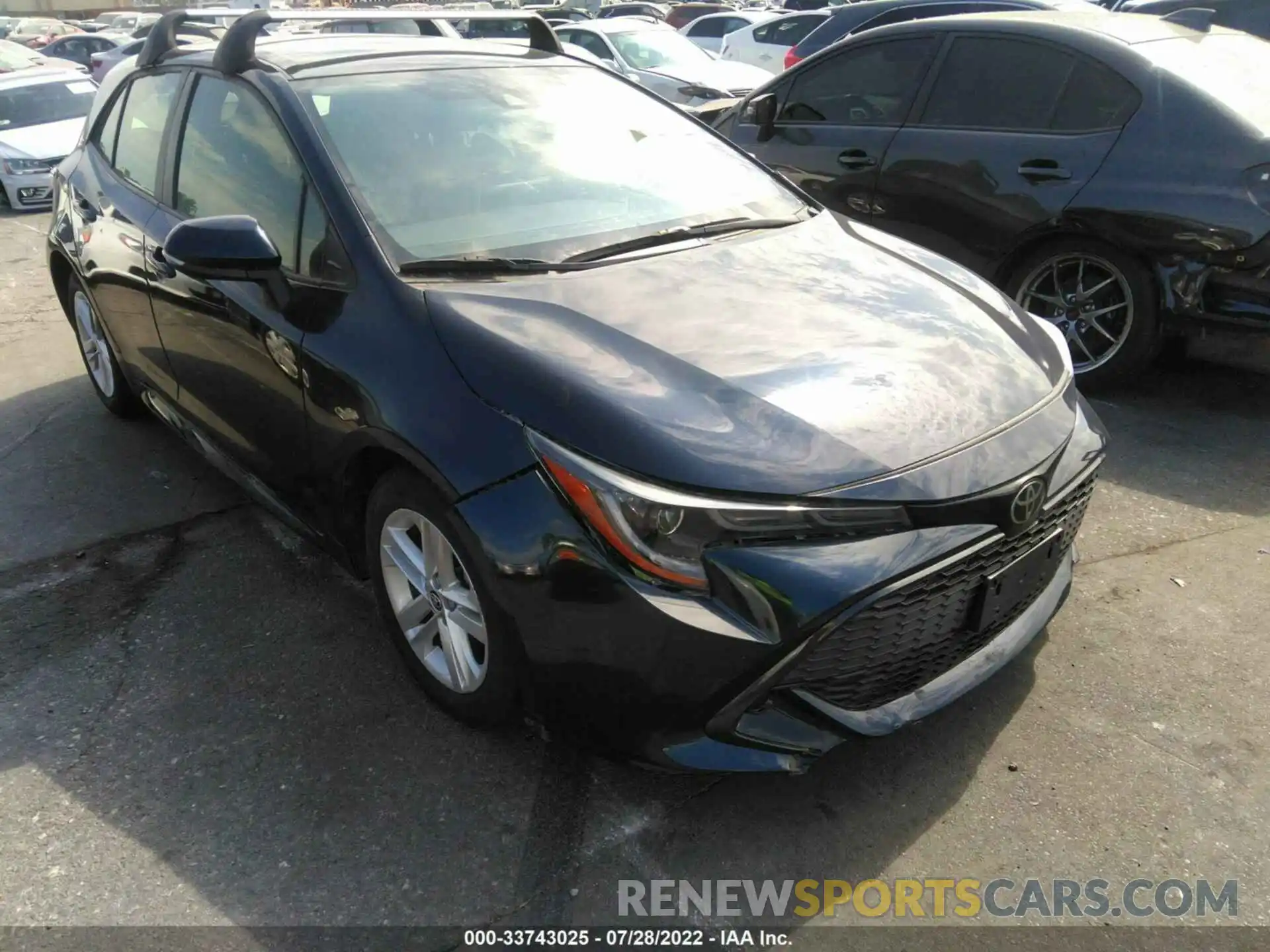 1 Photograph of a damaged car JTND4MBE0M3132228 TOYOTA COROLLA HATCHBACK 2021