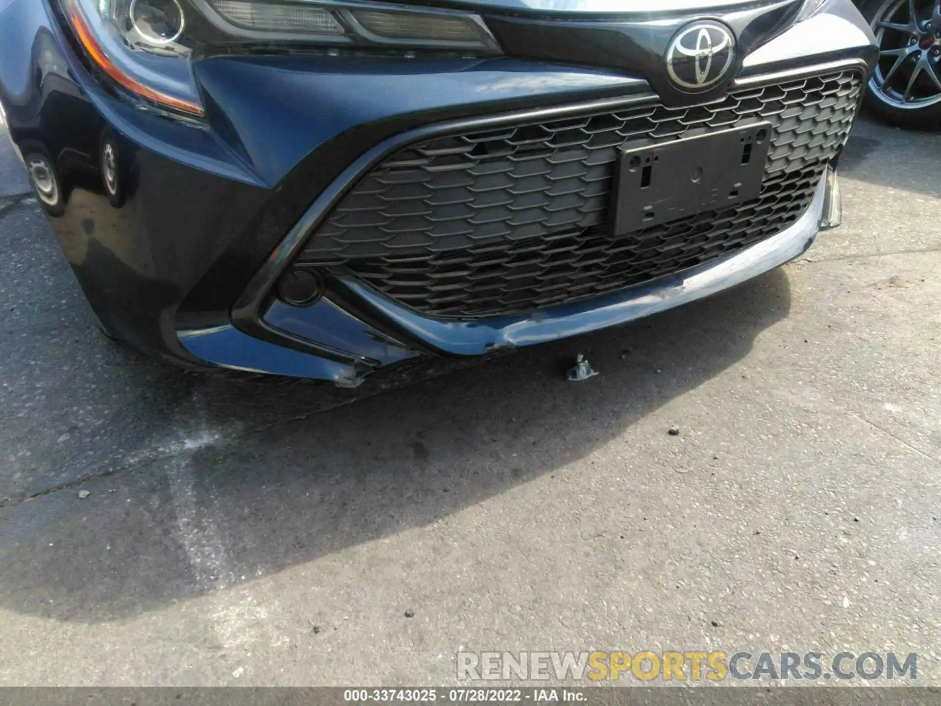 14 Photograph of a damaged car JTND4MBE0M3132228 TOYOTA COROLLA HATCHBACK 2021