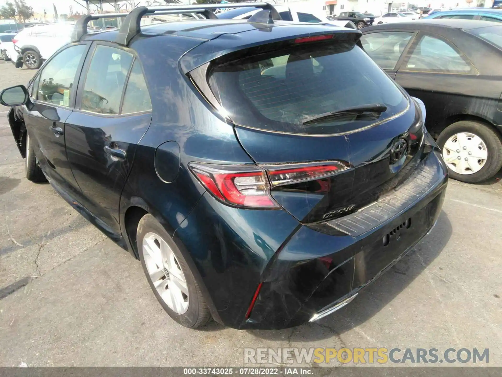 3 Photograph of a damaged car JTND4MBE0M3132228 TOYOTA COROLLA HATCHBACK 2021