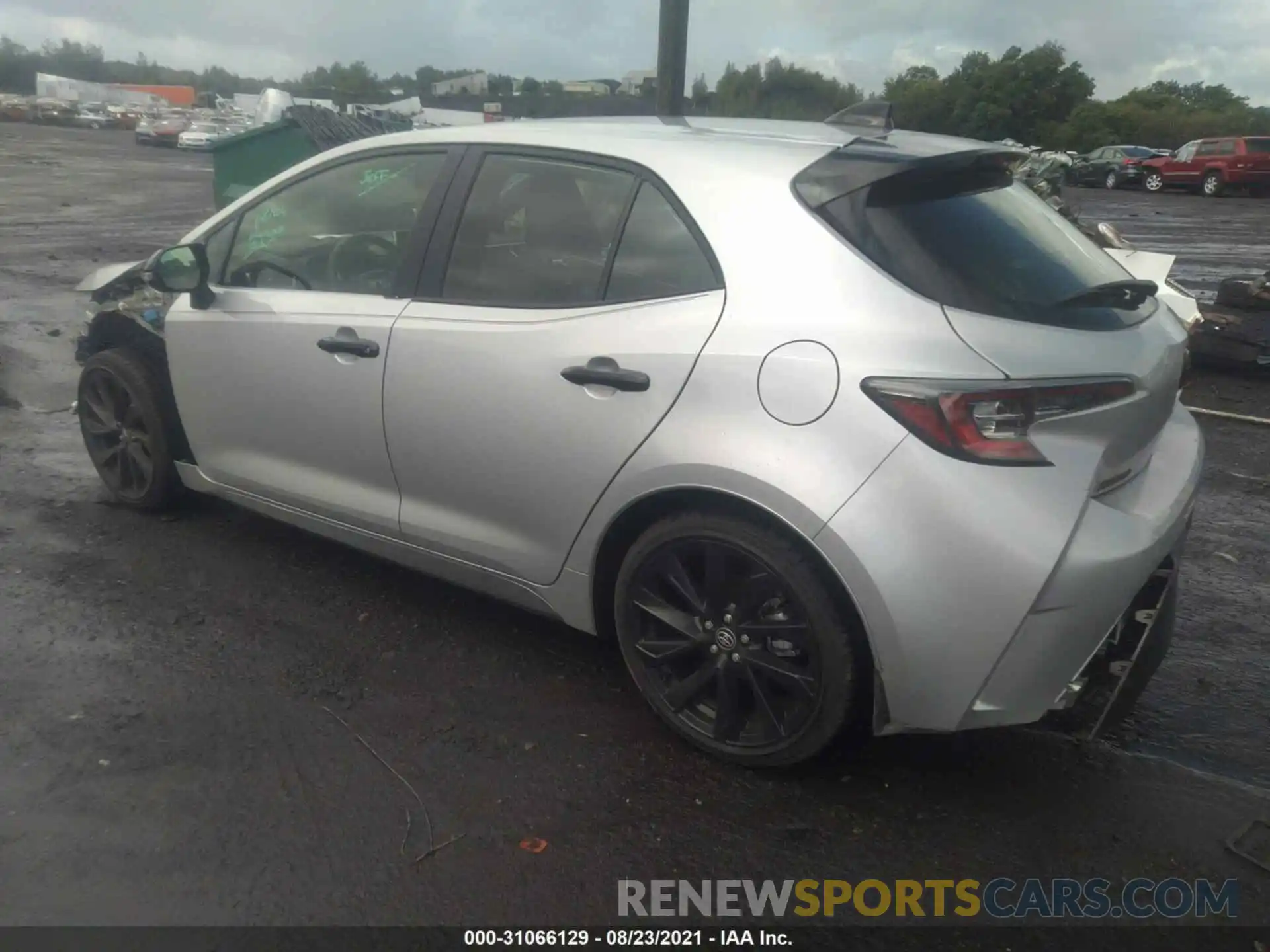 3 Photograph of a damaged car JTND4MBE0M3133895 TOYOTA COROLLA HATCHBACK 2021