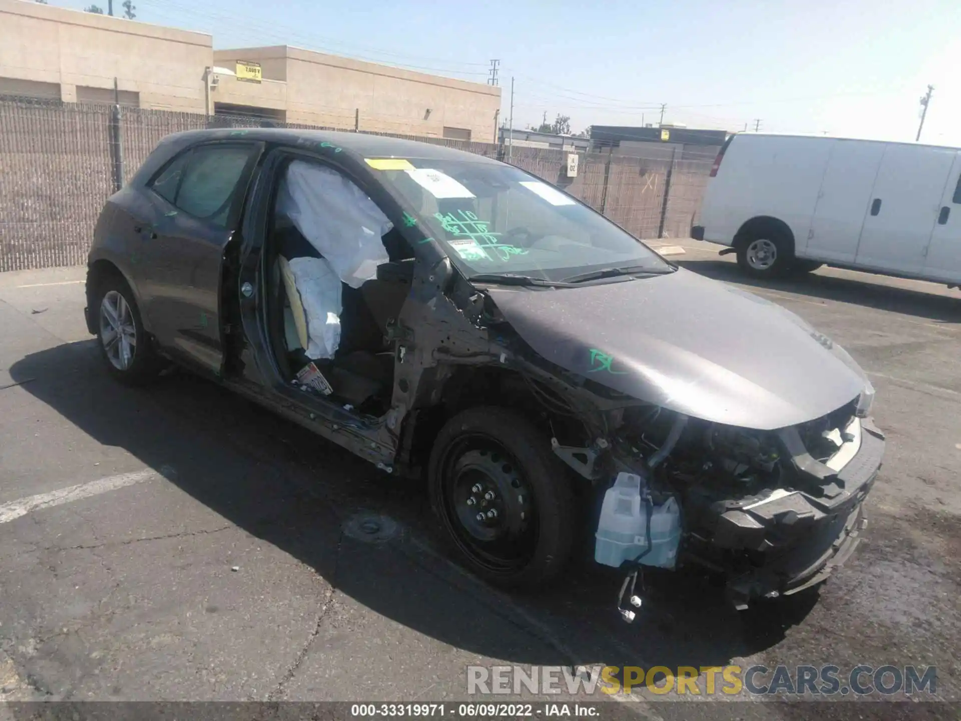 1 Photograph of a damaged car JTND4MBE0M3140457 TOYOTA COROLLA HATCHBACK 2021