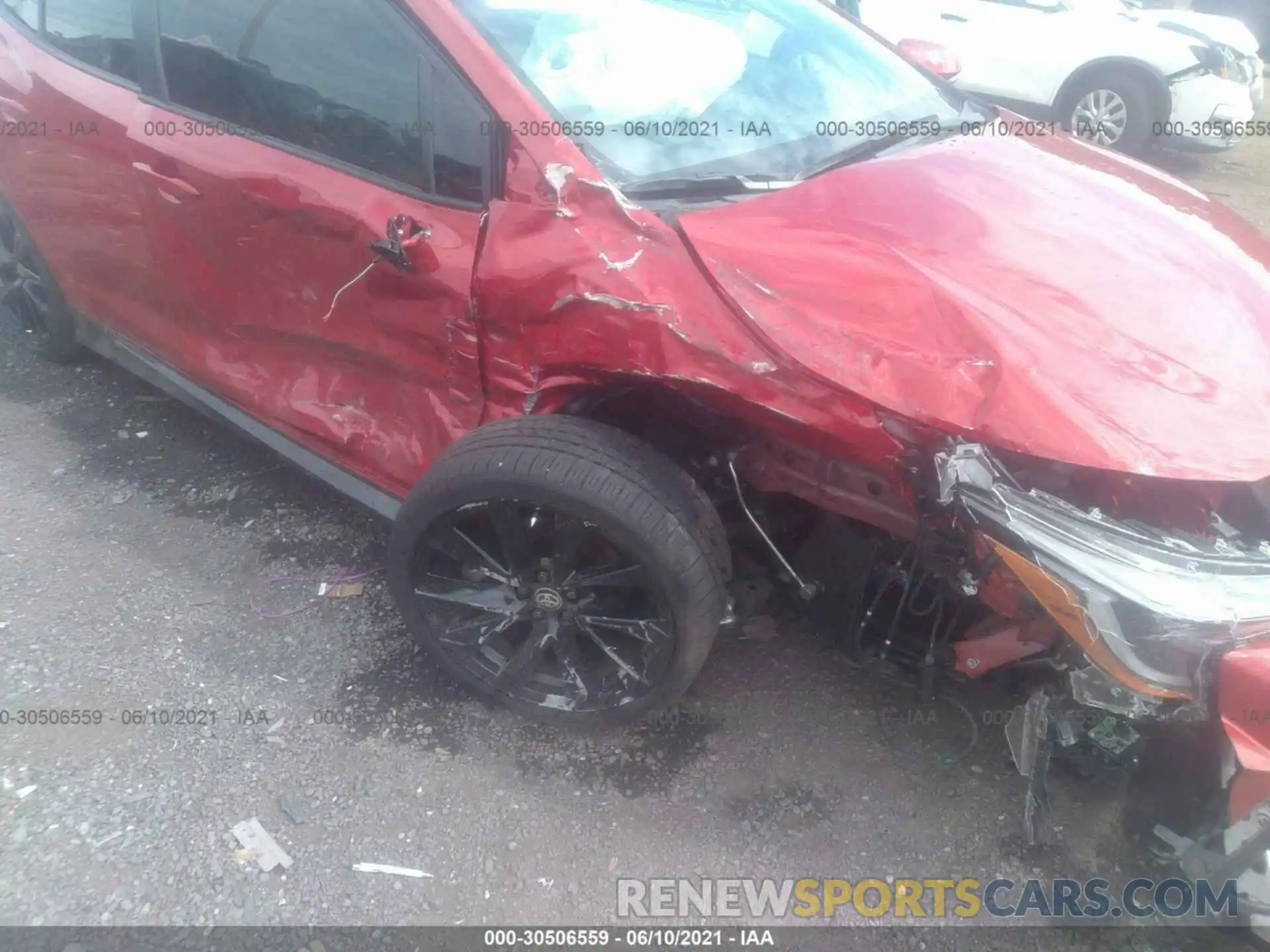 6 Photograph of a damaged car JTND4MBE1M3108407 TOYOTA COROLLA HATCHBACK 2021