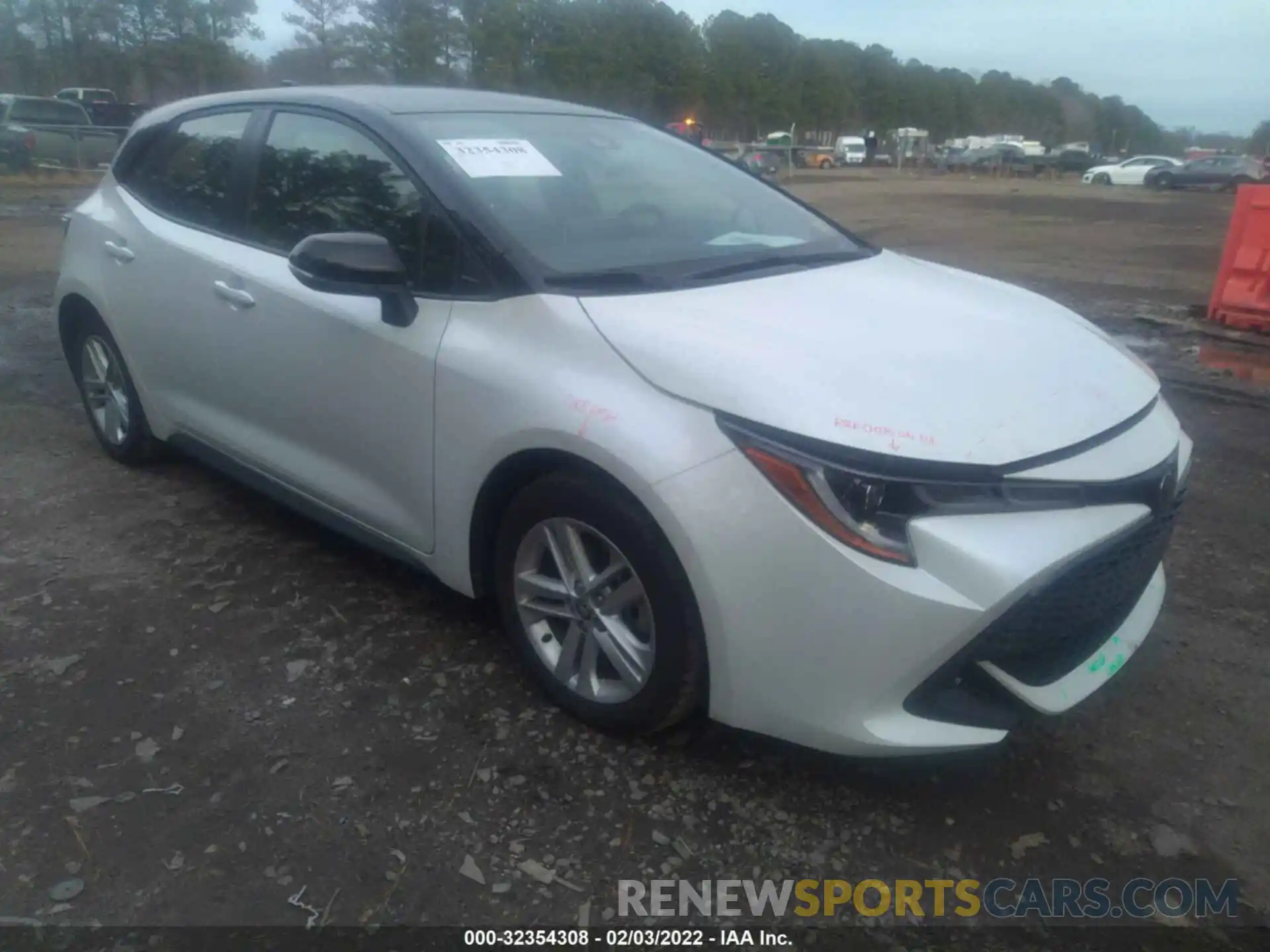 1 Photograph of a damaged car JTND4MBE1M3110139 TOYOTA COROLLA HATCHBACK 2021