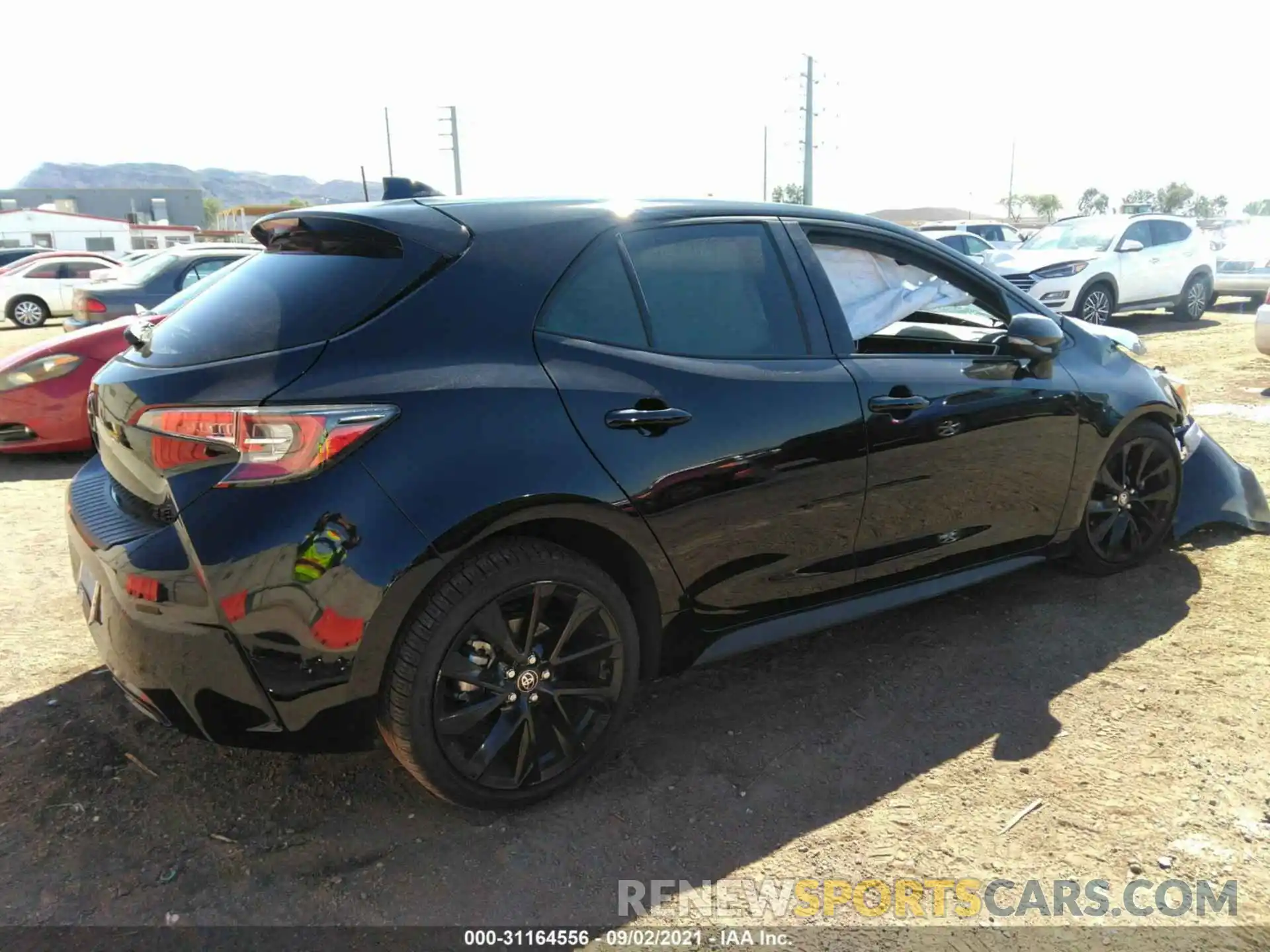 4 Photograph of a damaged car JTND4MBE1M3110996 TOYOTA COROLLA HATCHBACK 2021