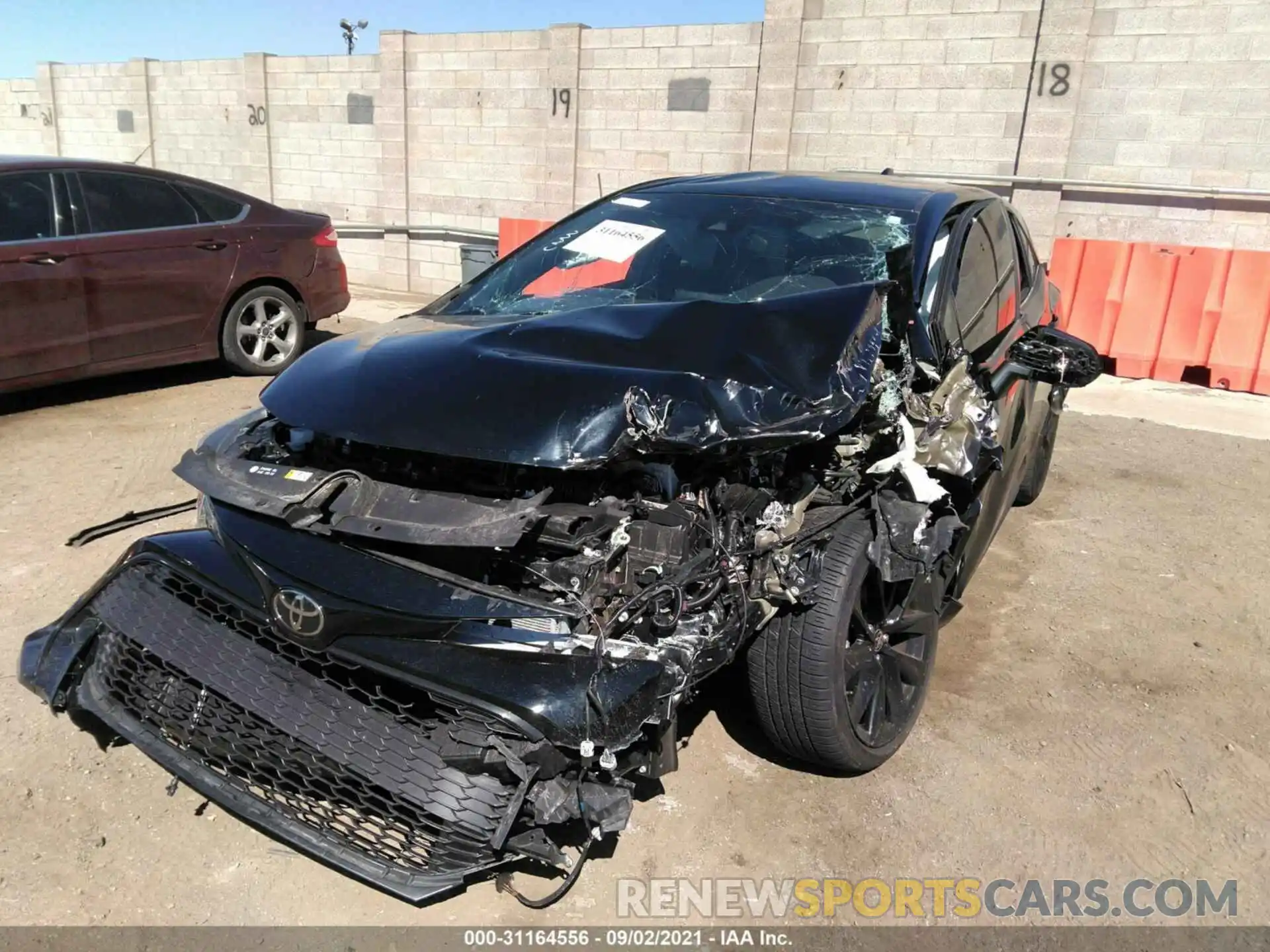 6 Photograph of a damaged car JTND4MBE1M3110996 TOYOTA COROLLA HATCHBACK 2021